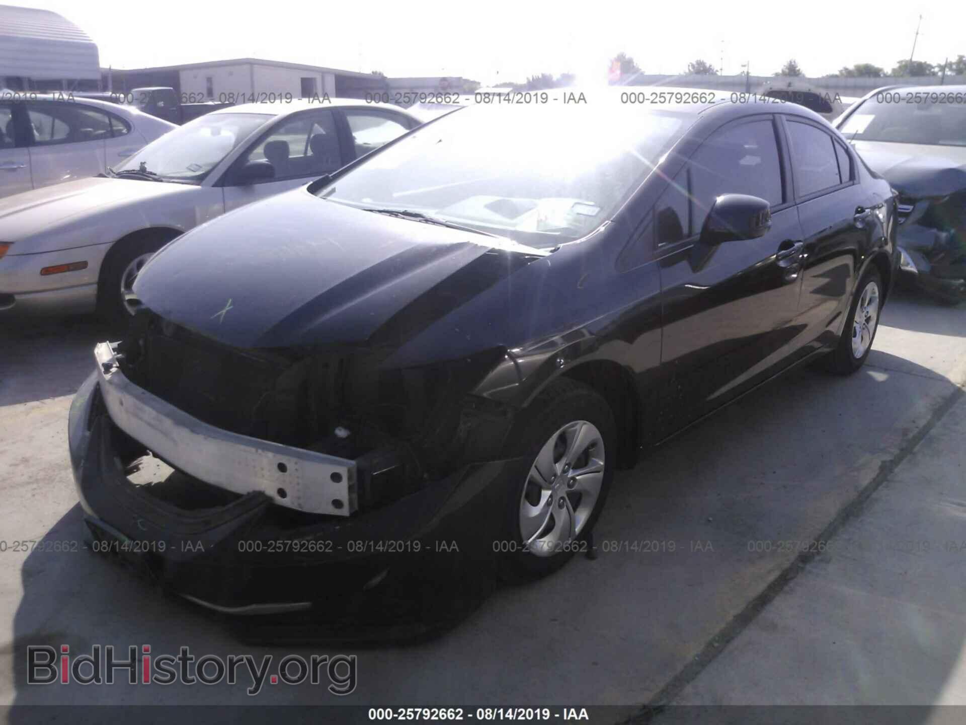 2013 HONDA CIVIC - VIN: 2HGFB2F54DH559931 - Фото 2