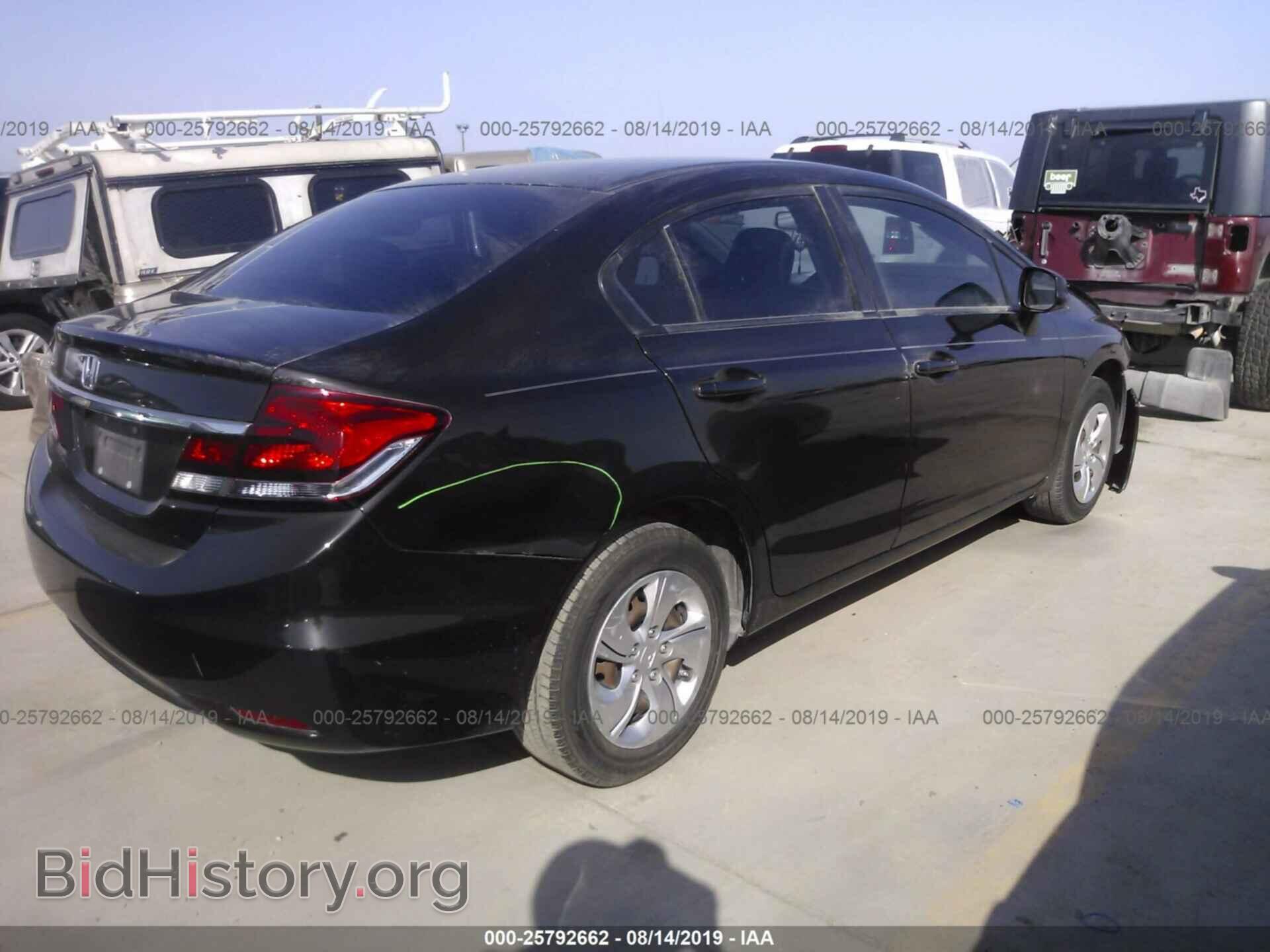 2013 HONDA CIVIC - VIN: 2HGFB2F54DH559931 - Фото 4