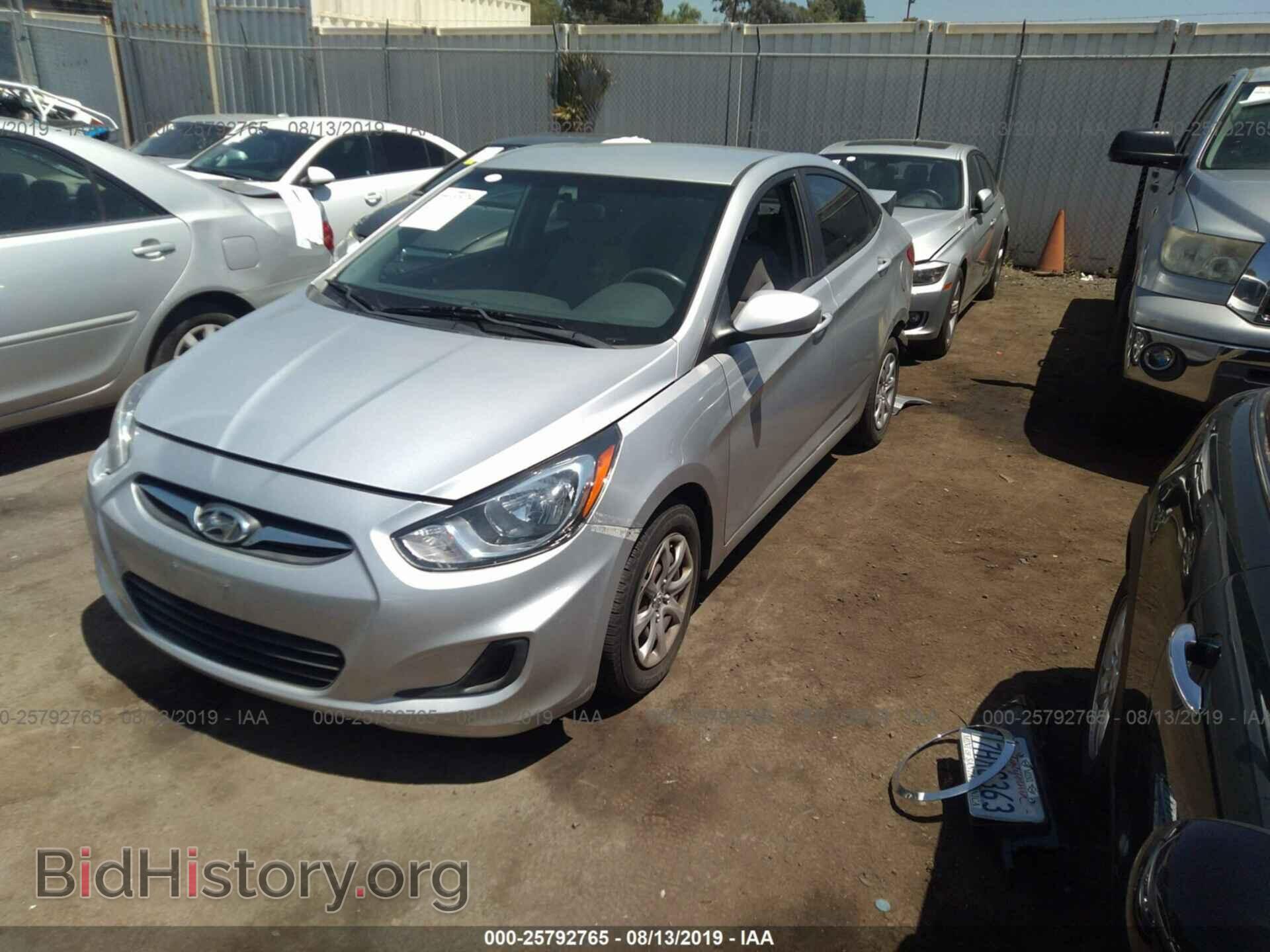 2013 HYUNDAI ACCENT - VIN: KMHCT4AE3DU393721 - Фото 2