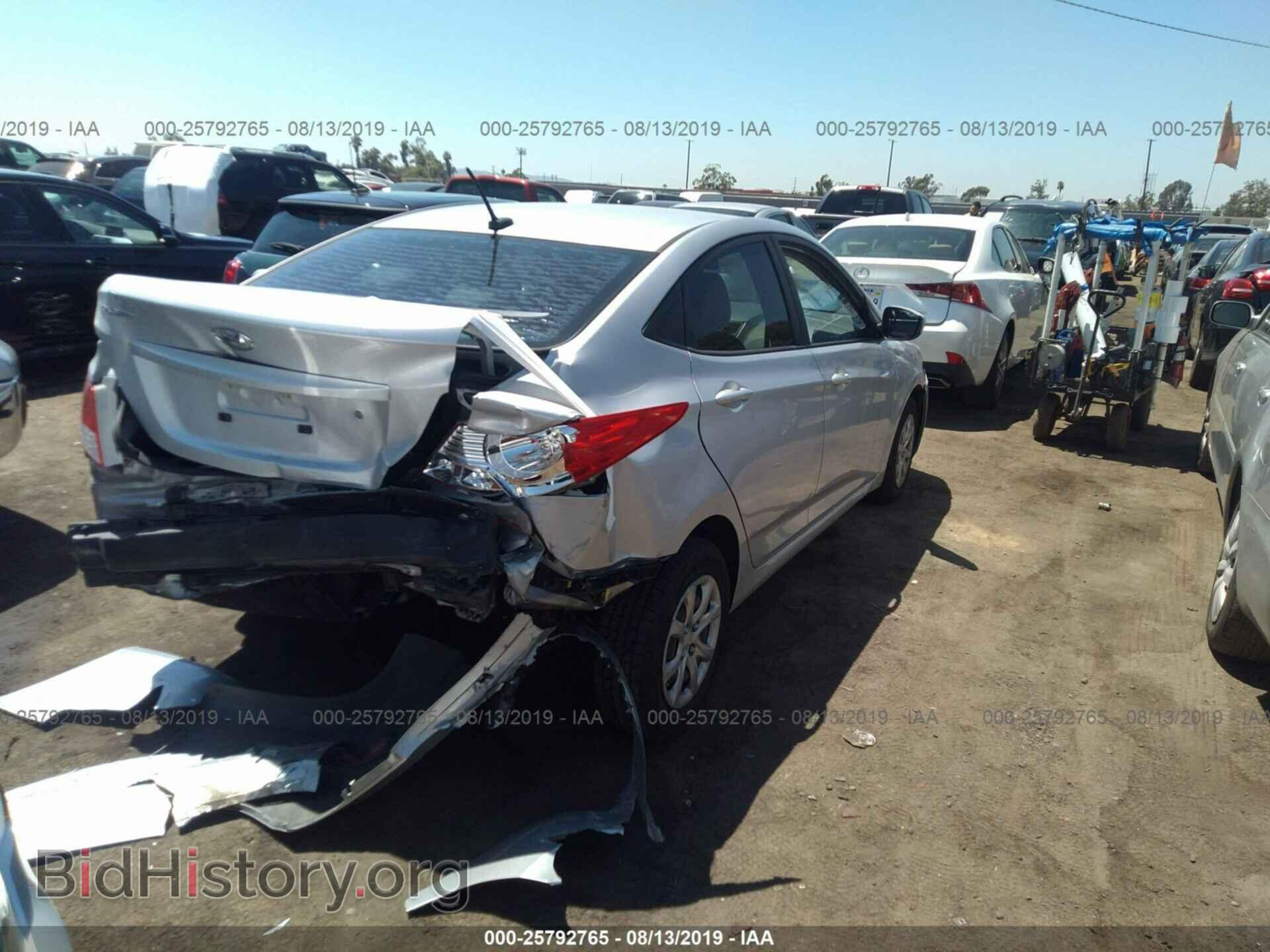 2013 HYUNDAI ACCENT - VIN: KMHCT4AE3DU393721 - Фото 4