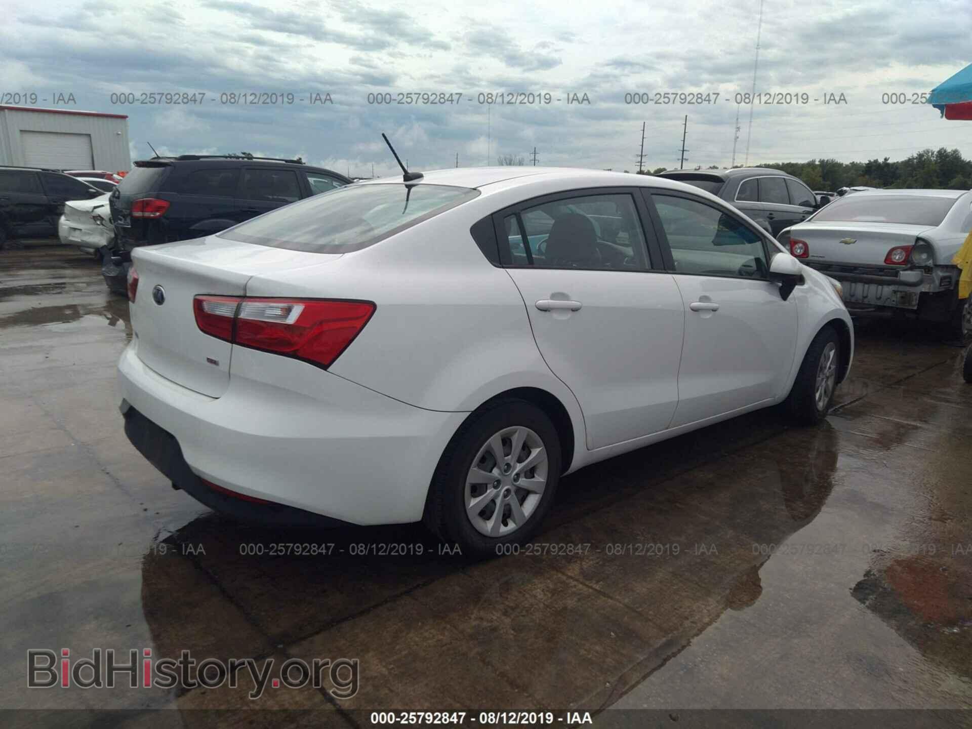 2016 KIA RIO - VIN: KNADM4A34G6562848 - Фото 4