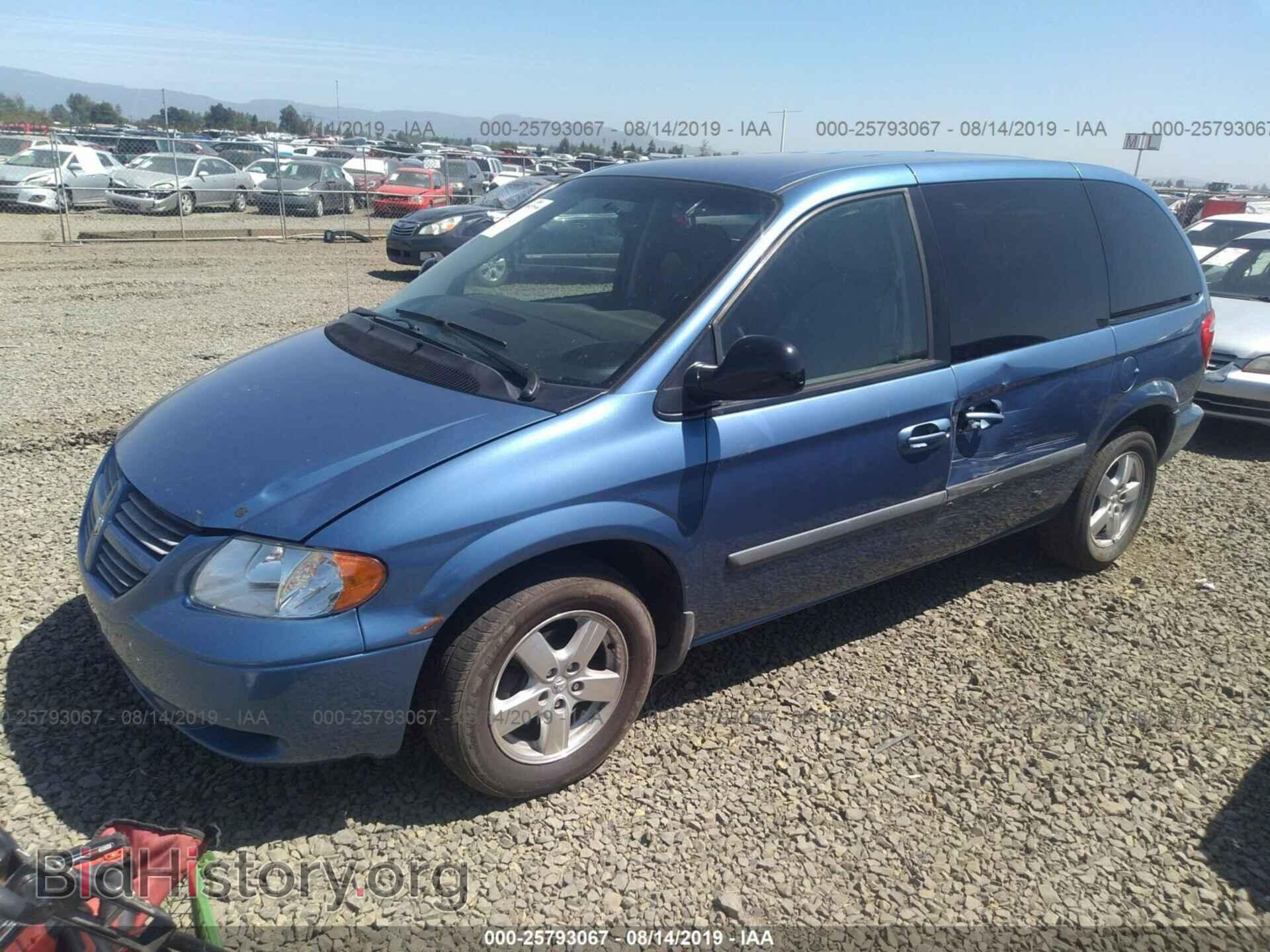 2007 DODGE CARAVAN - VIN: 1D4GP45R97B175762 - Фото 2