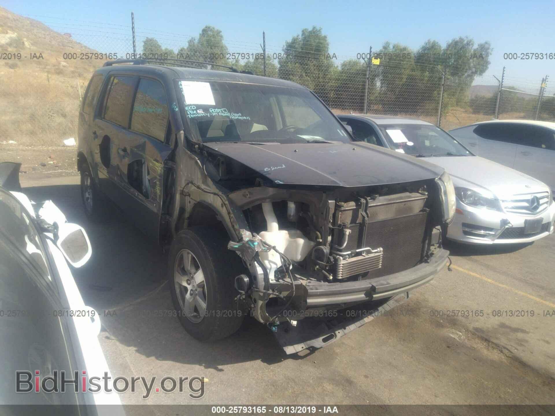 Фотография 5FNYF38429B005015 - HONDA PILOT 2009