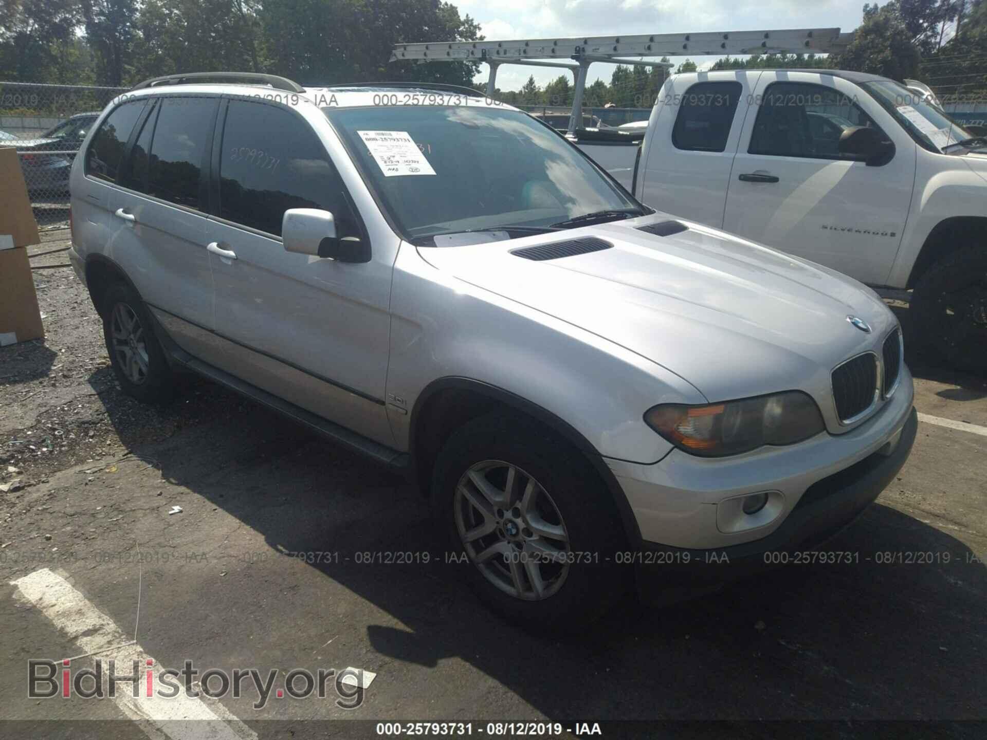 Photo 5UXFA13546LY32242 - BMW X5 2006