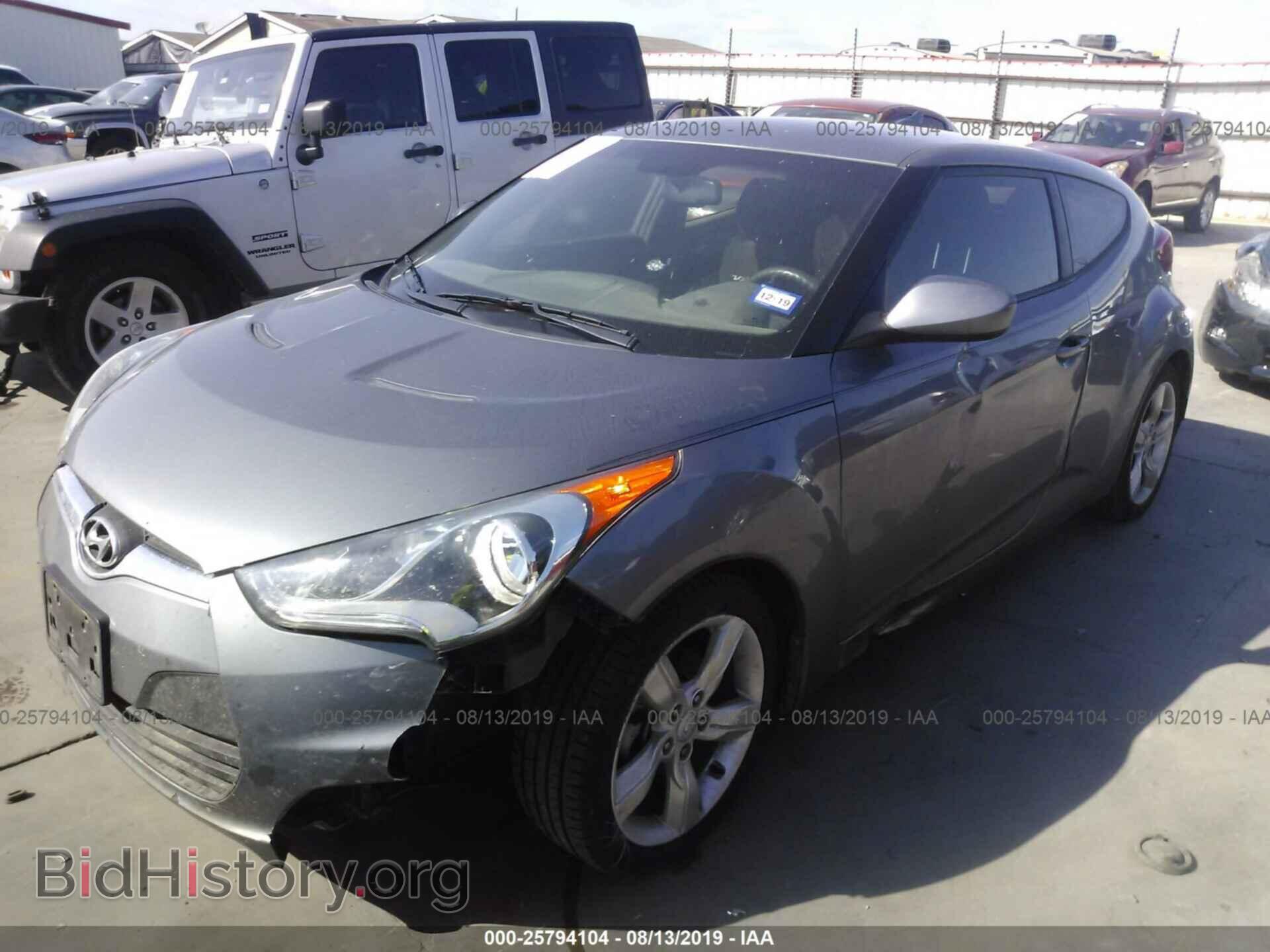 2014 HYUNDAI VELOSTER - VIN: KMHTC6AD5EU211361 - Фото 2