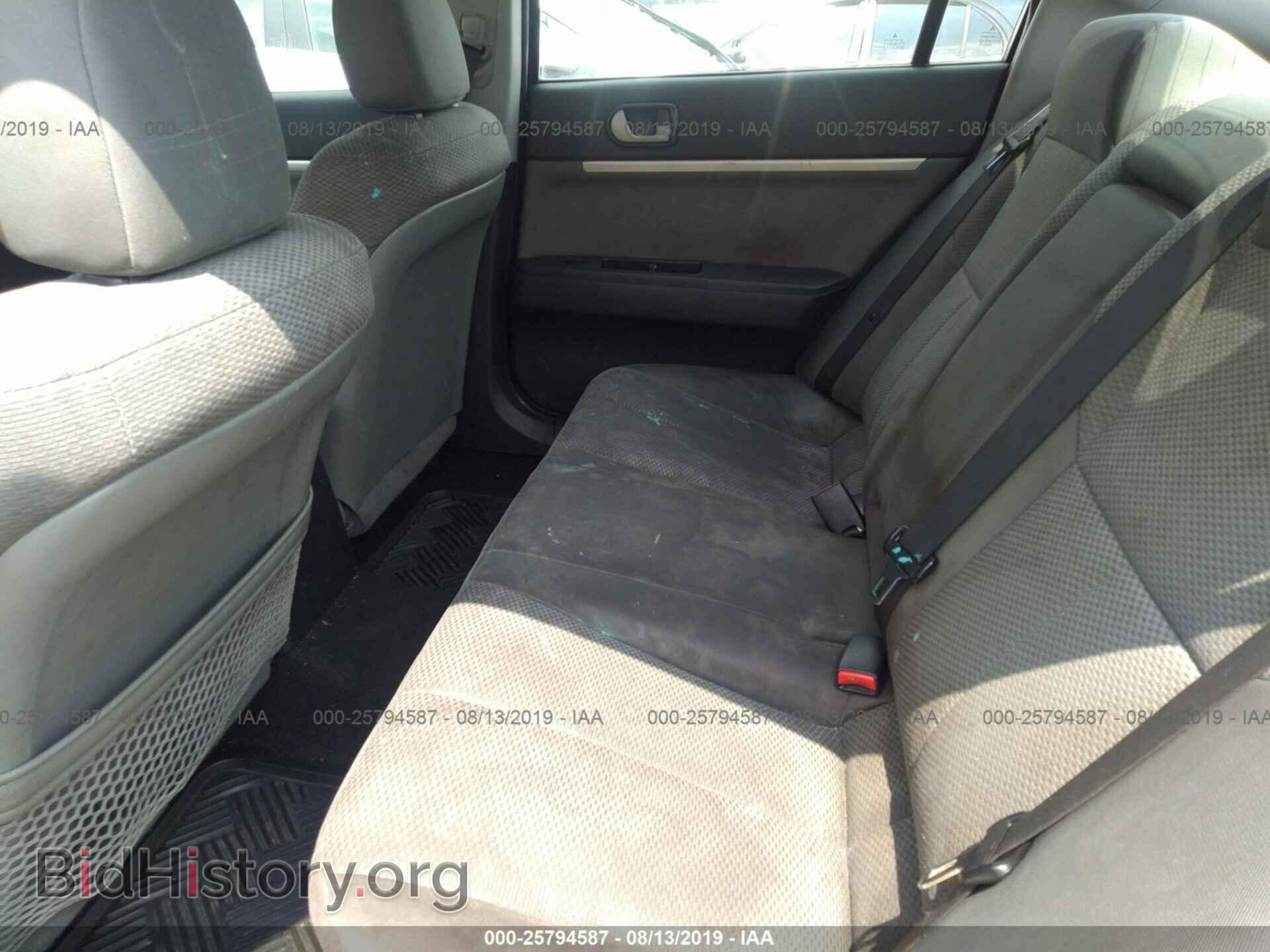 2010 MITSUBISHI GALANT - VIN: 4A32B2FF8AE002901 - Фото 8
