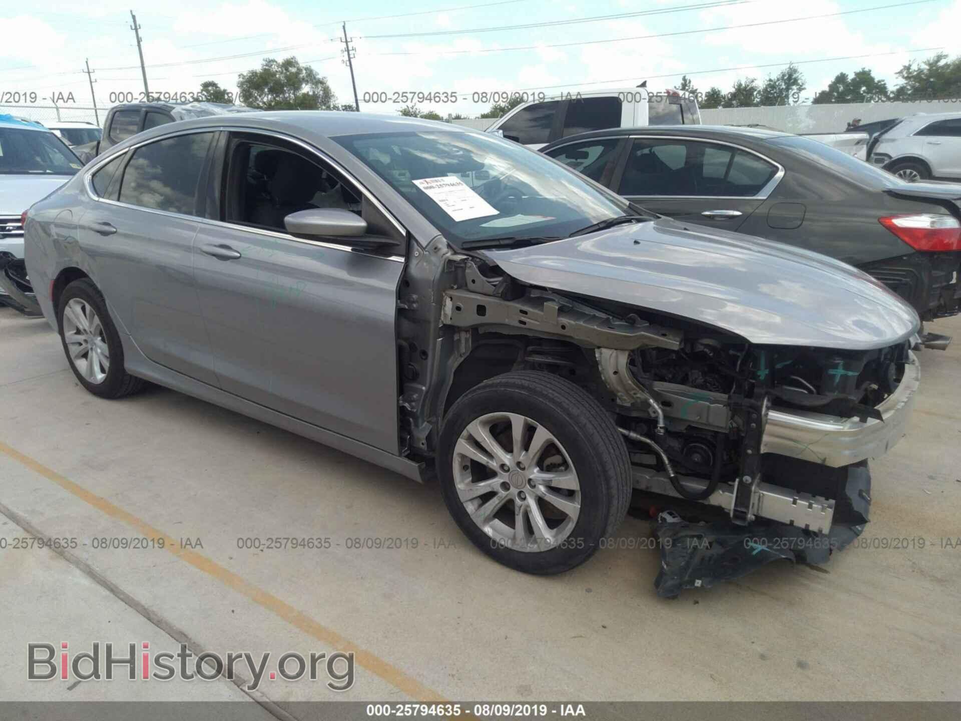 Фотография 1C3CCCAB3GN112119 - CHRYSLER 200 2016