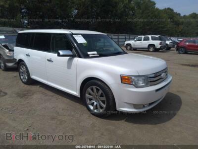 2011 Ford FLEX Limited, белый — VIN 2FMGK5DC1BBD33363, IAAI