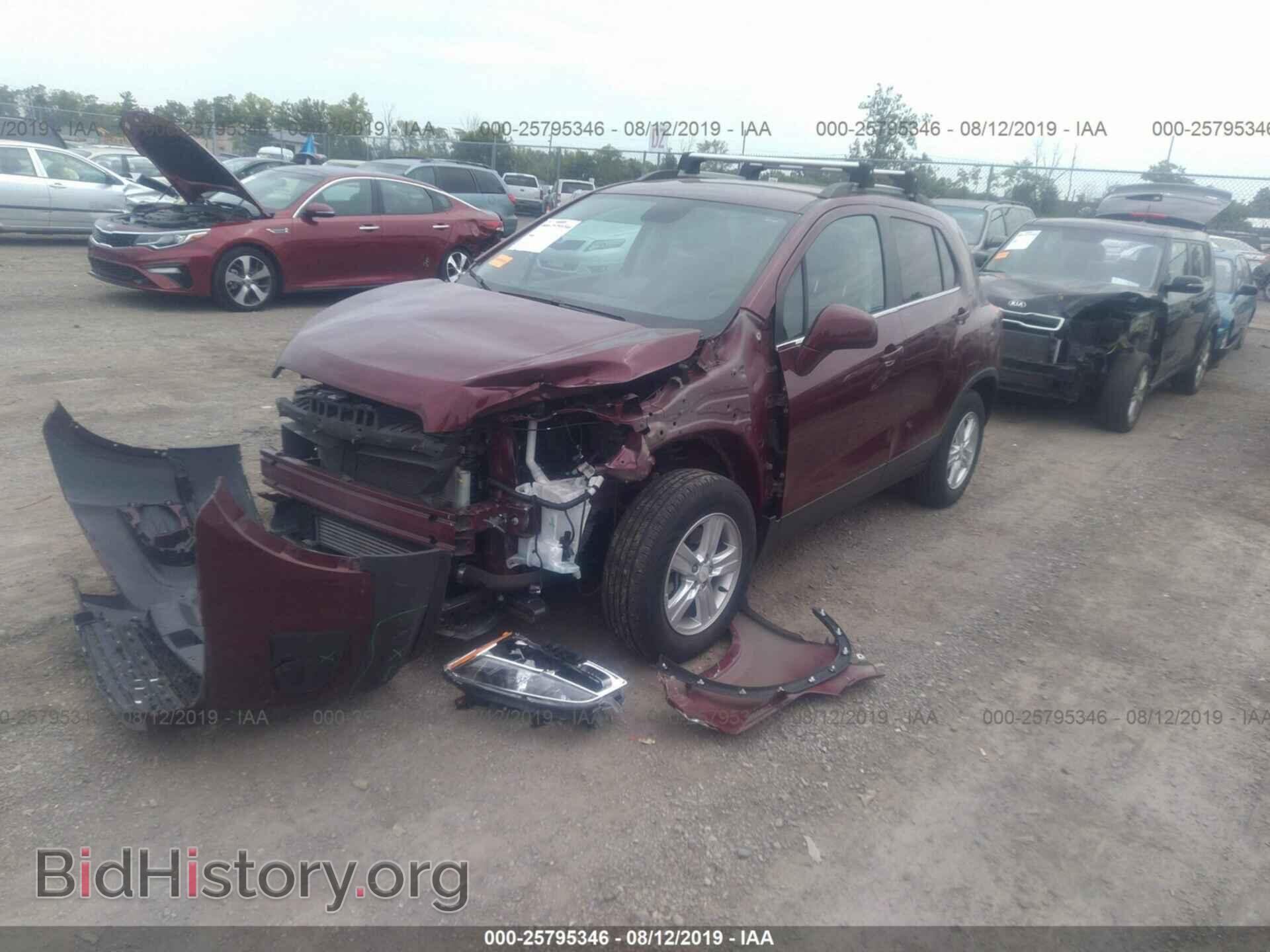 2016 CHEVROLET TRAX - VIN: 3GNCJLSB7GL129075 - Фото 2