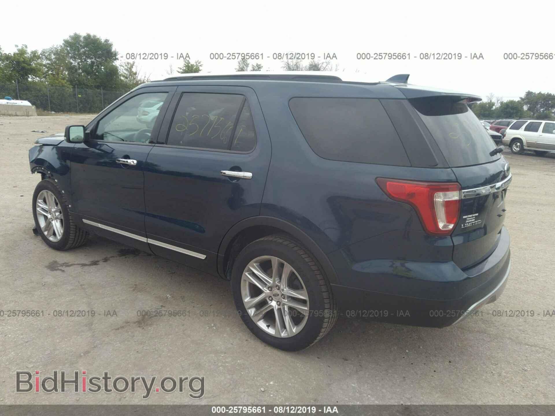 2016 FORD EXPLORER - VIN: 1FM5K8F81GGD00493 - Фото 3