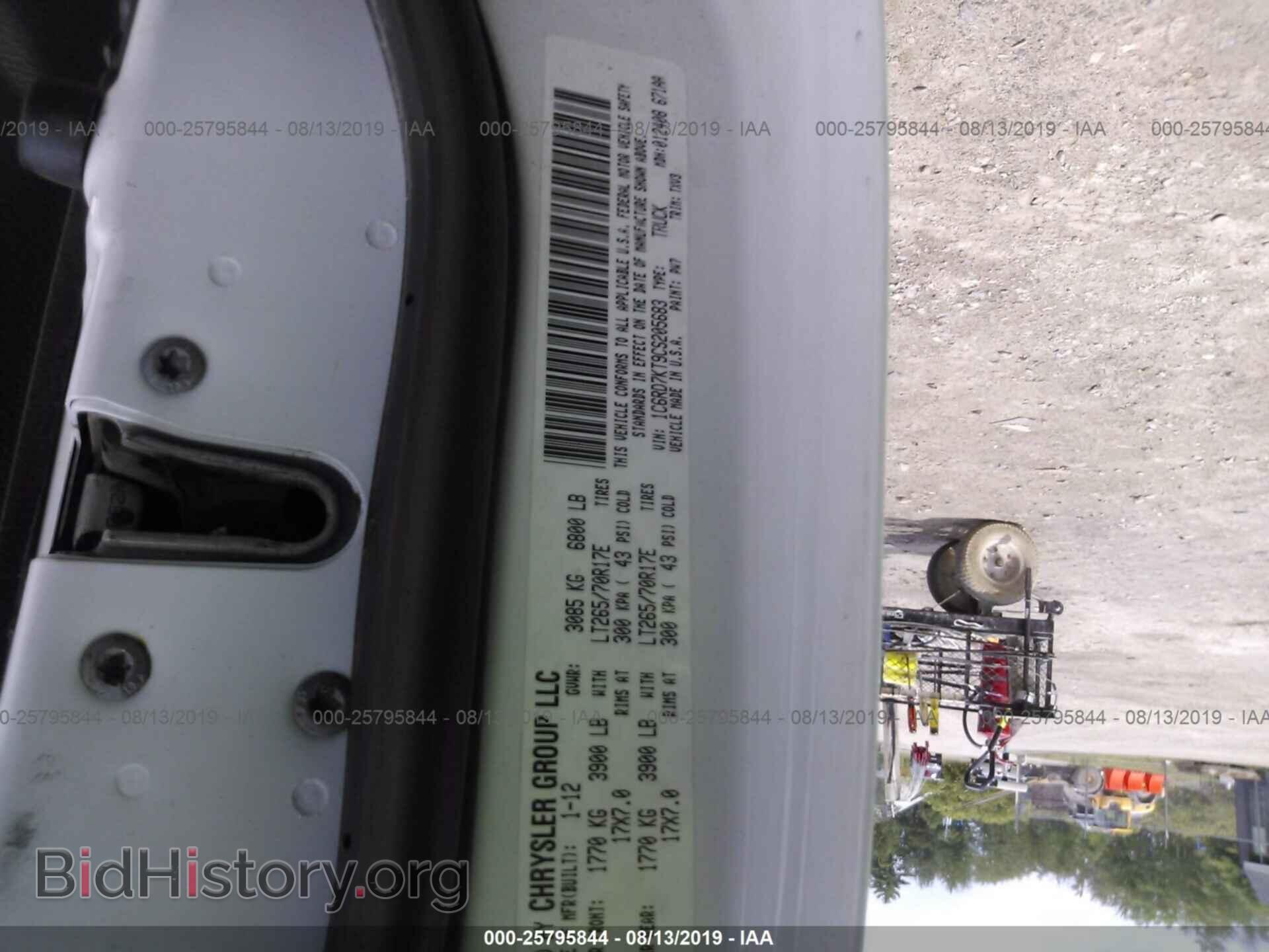 2012 DODGE RAM 1500 - VIN: 1C6RD7KT9CS205683 - Фото 9