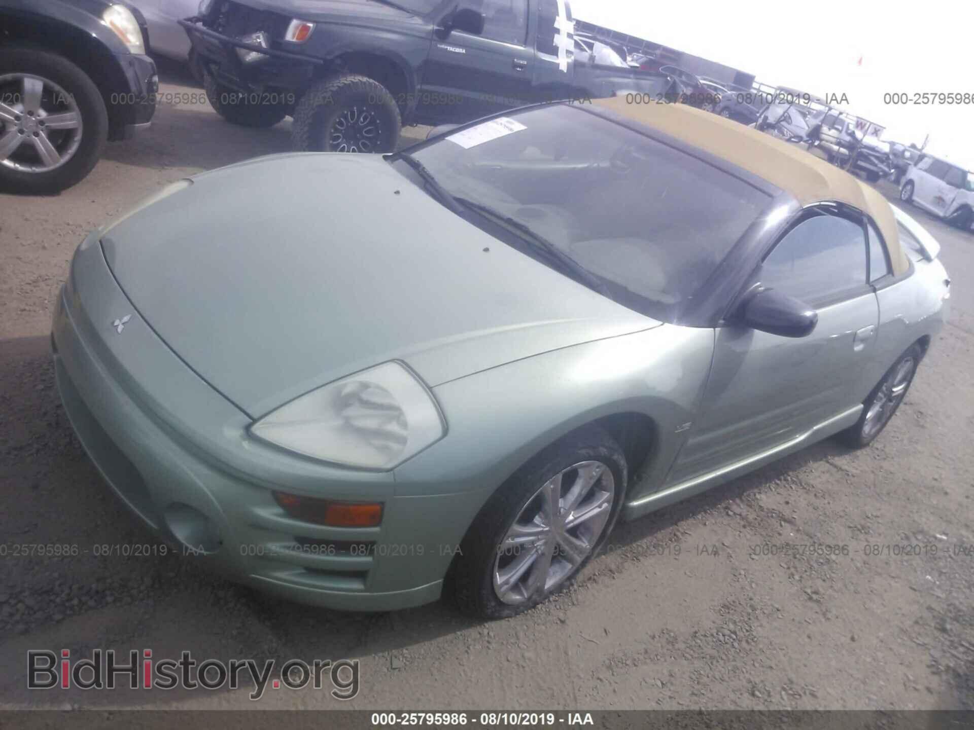 2003 MITSUBISHI ECLIPSE - VIN: 4A3AE75H73E108004 - Фото 2