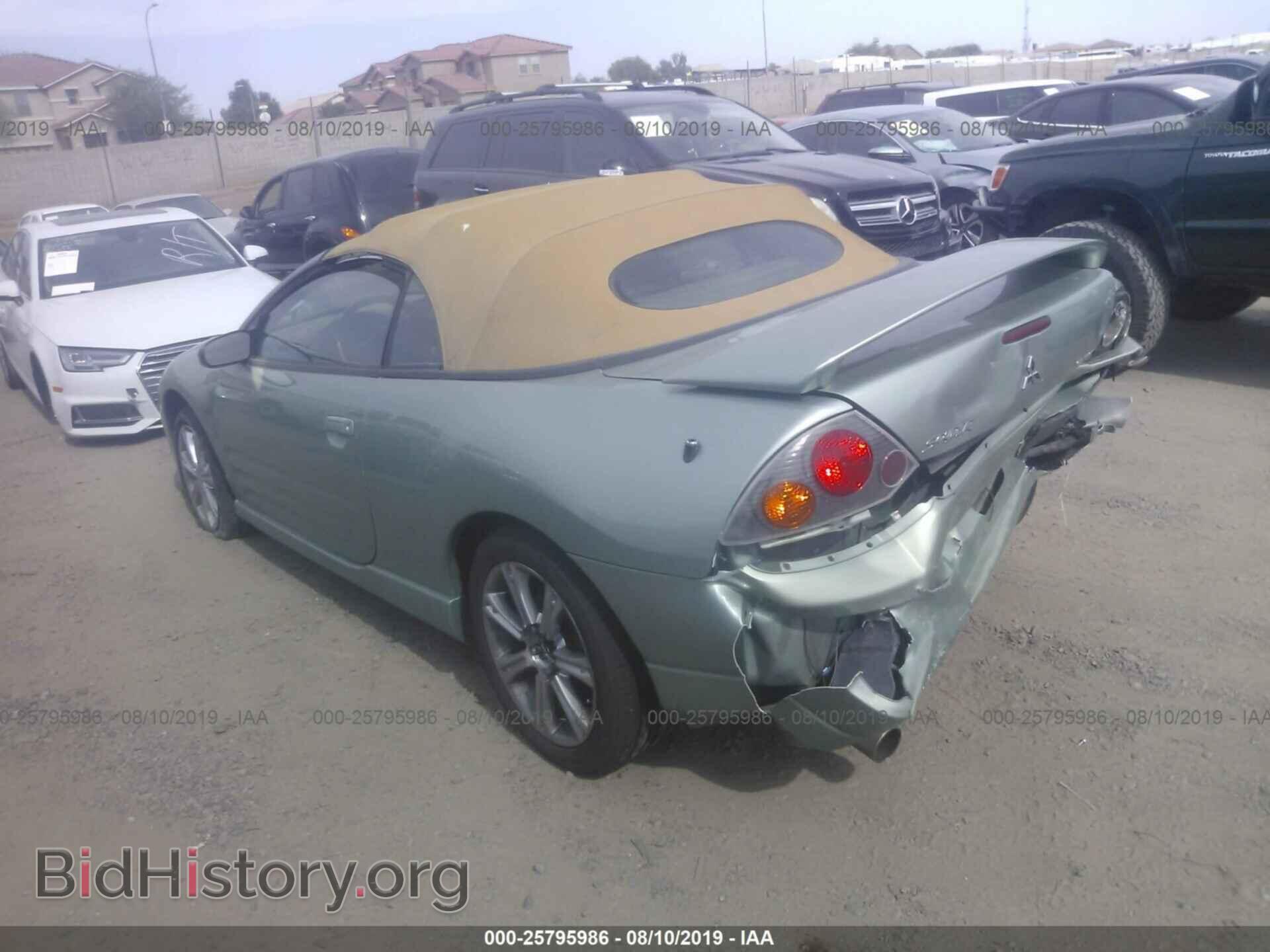2003 MITSUBISHI ECLIPSE - VIN: 4A3AE75H73E108004 - Фото 3