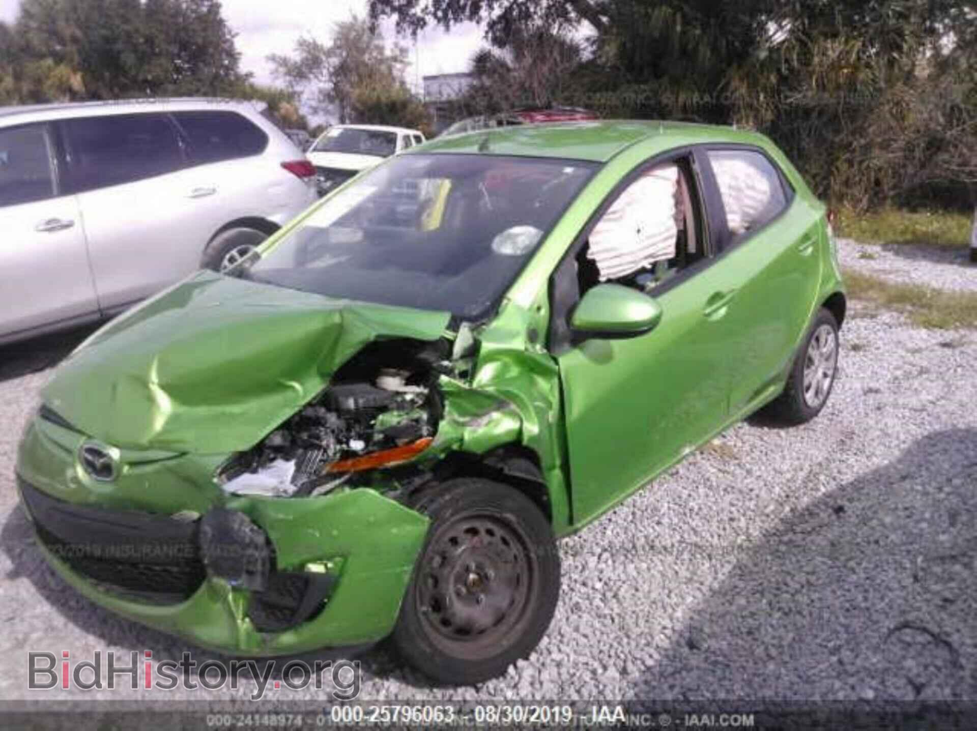 2011 MAZDA MAZDA2 - VIN: JM1DE1HZ9B0124654 - Фото 2
