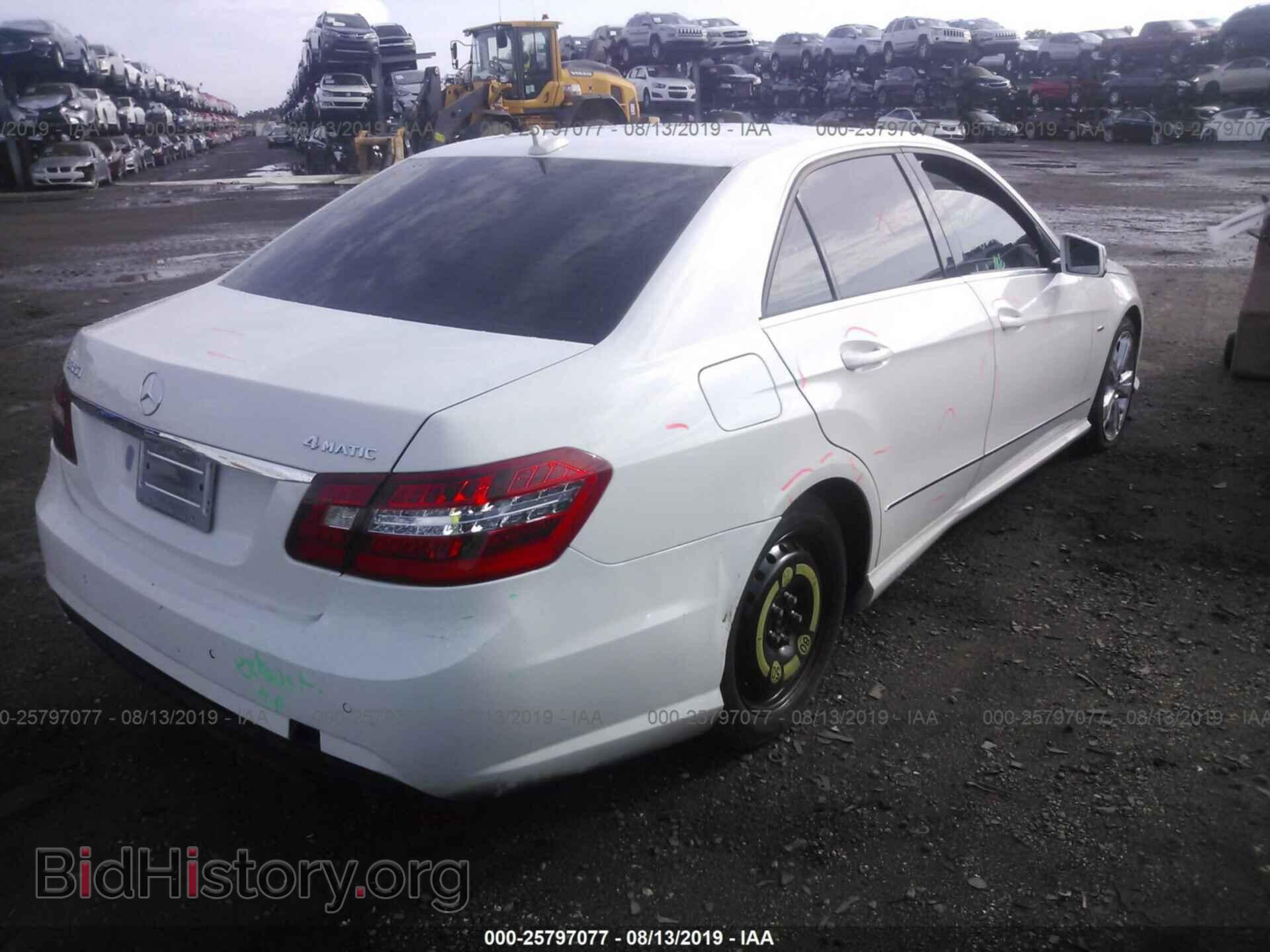 2012 MERCEDES-BENZ E - VIN: WDDHF8JB6CA620775 - Фото 4