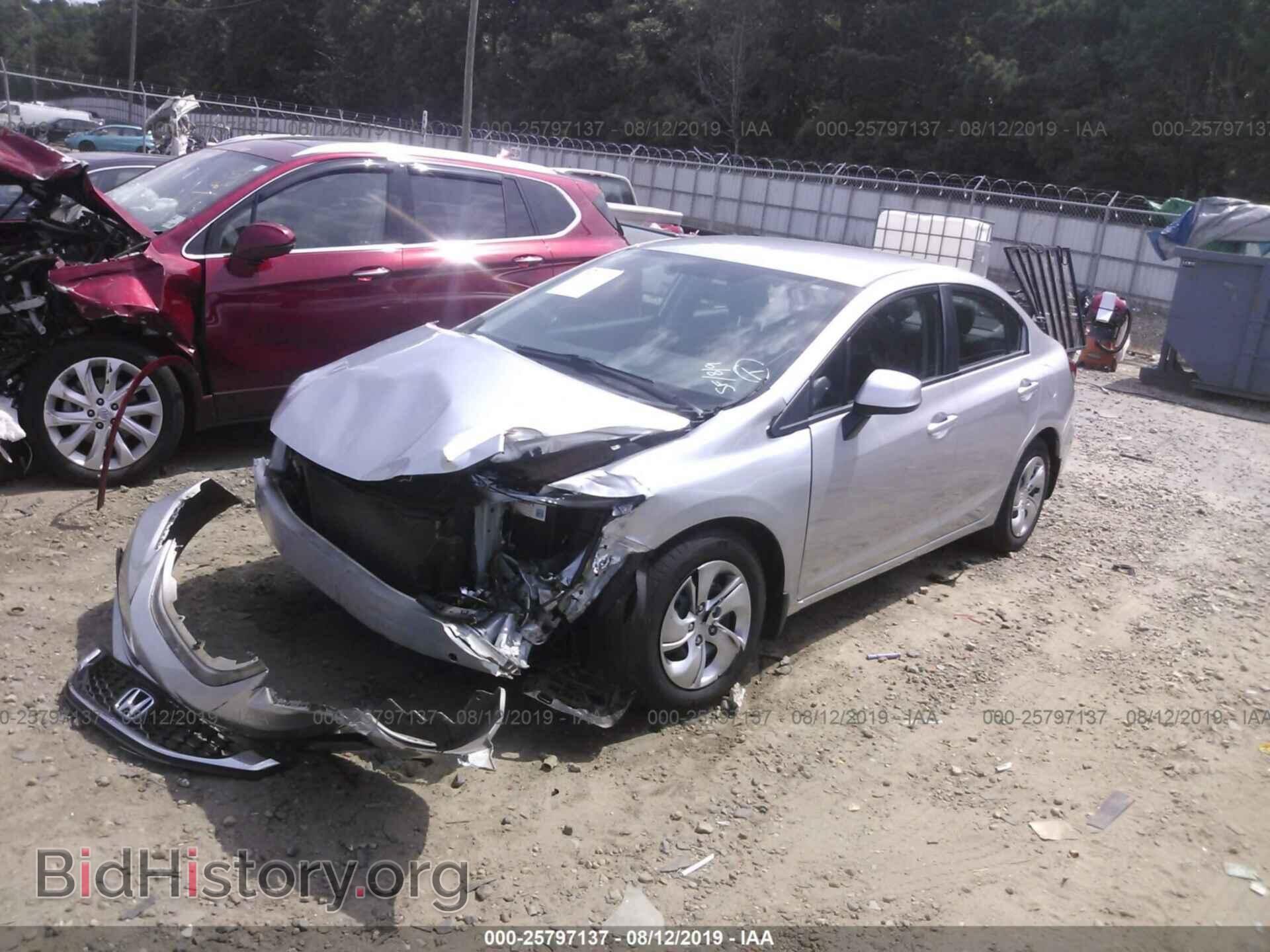 2013 HONDA CIVIC - VIN: 19XFB2F54DE089569 - Фото 2