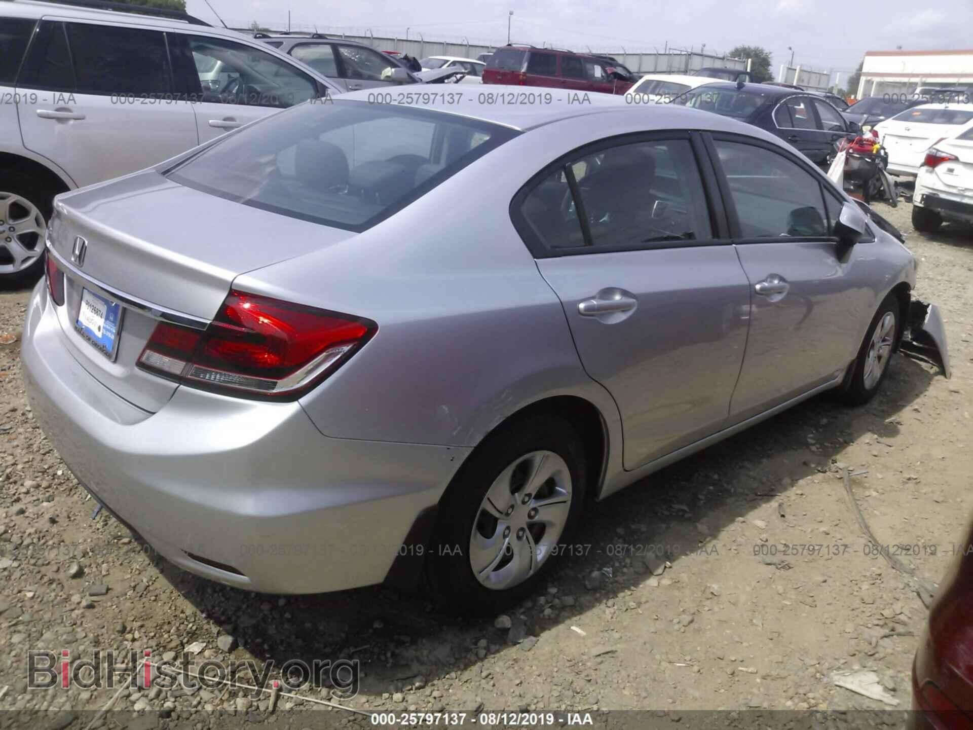 2013 HONDA CIVIC - VIN: 19XFB2F54DE089569 - Фото 4
