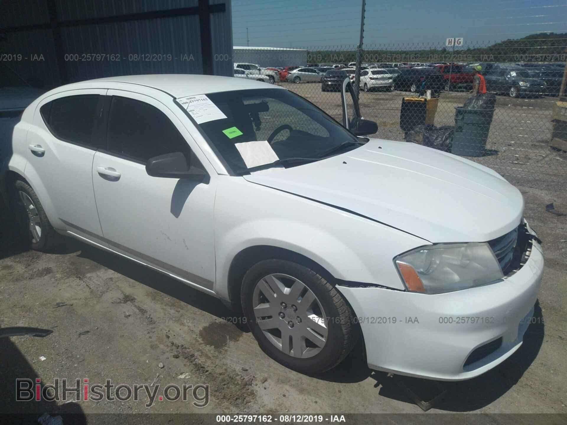 Фотография 1C3CDZAB4CN137248 - DODGE AVENGER 2012