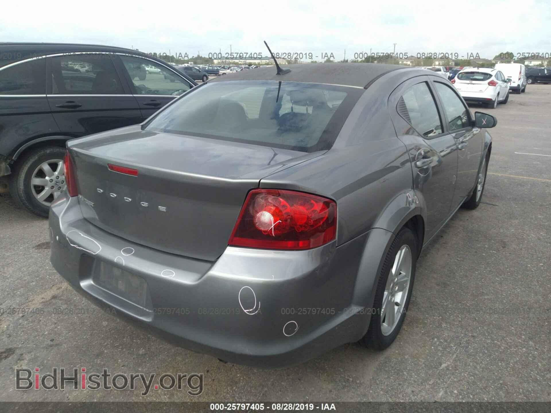 2013 DODGE AVENGER - VIN: 1C3CDZAB1DN707210 - Фото 4