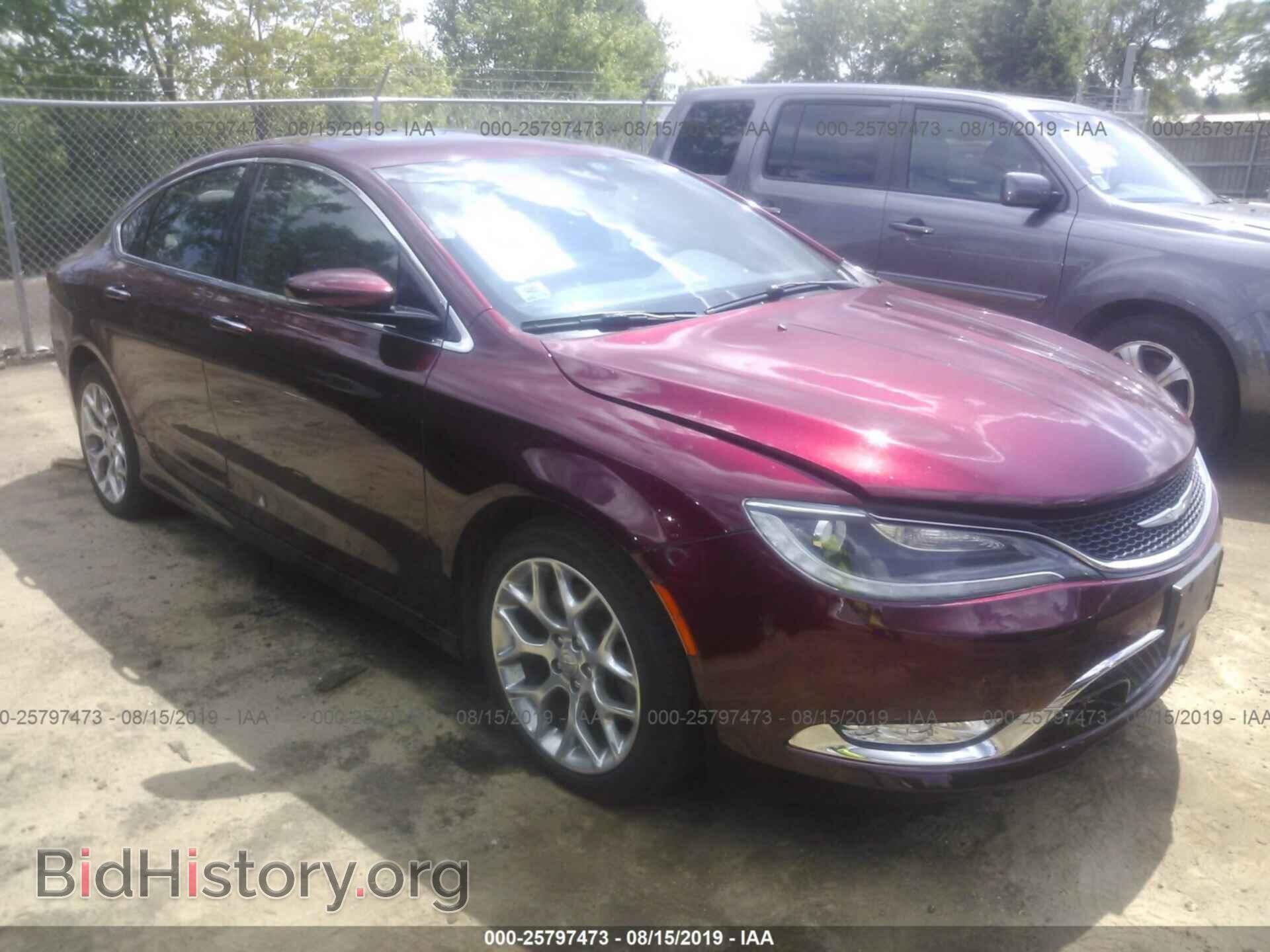 Photo 1C3CCCCG1GN106697 - CHRYSLER 200 2016