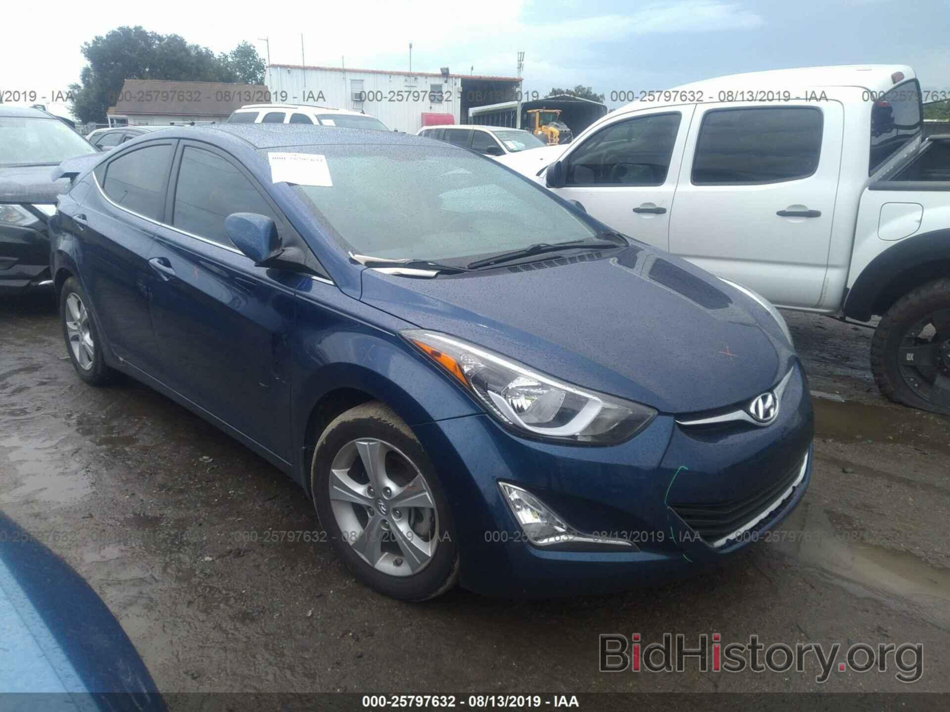 Photo 5NPDH4AE0GH686470 - HYUNDAI ELANTRA 2016