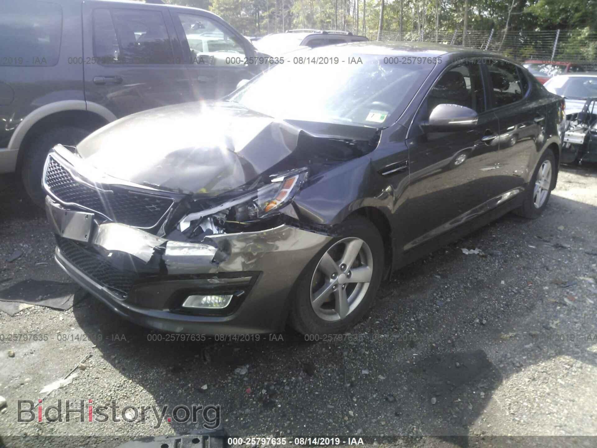 2014 KIA OPTIMA - VIN: 5XXGM4A73EG304886 - Фото 2