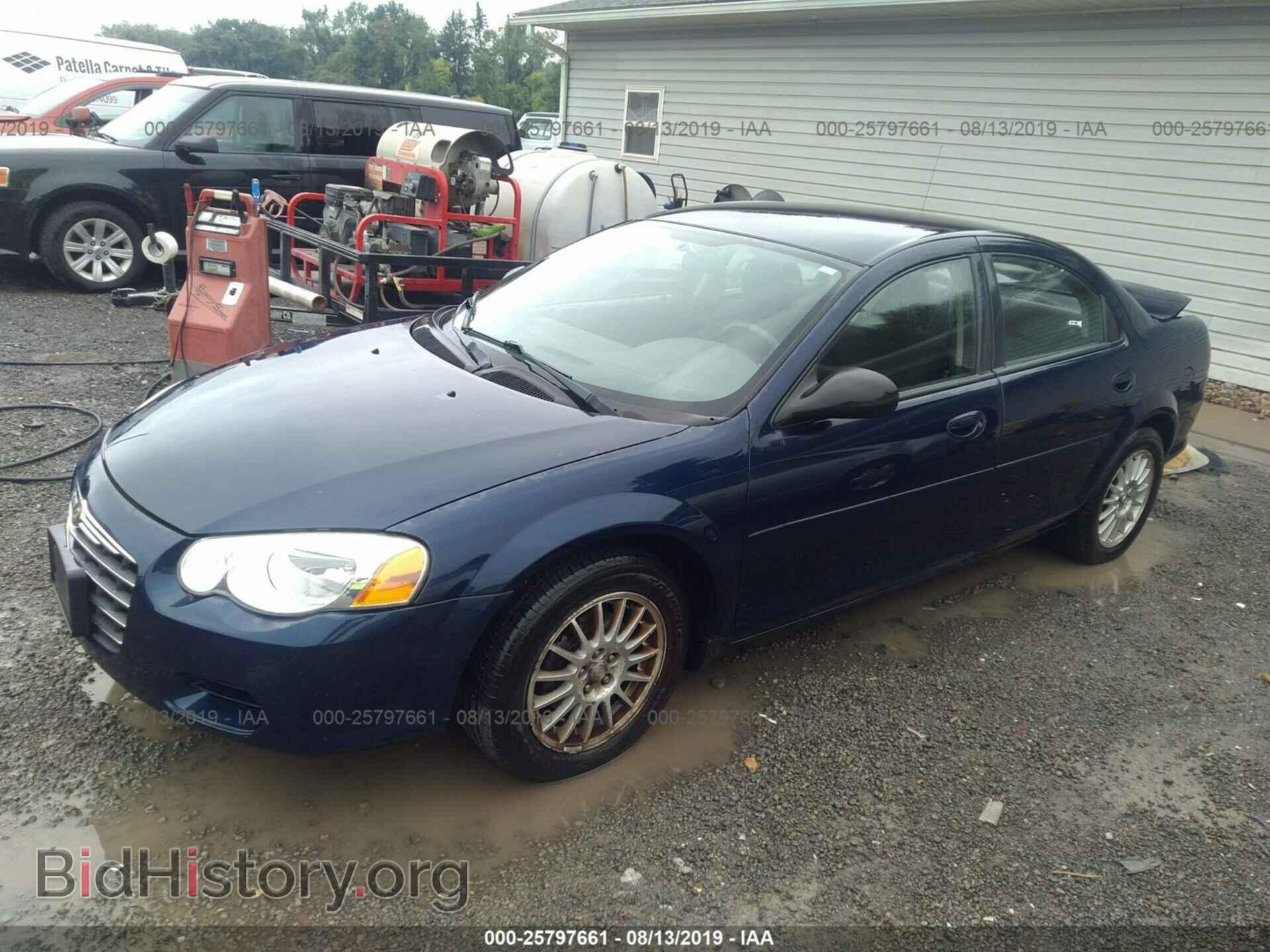 2005 CHRYSLER SEBRING - VIN: 1C3EL46X95N705922 - Фото 2