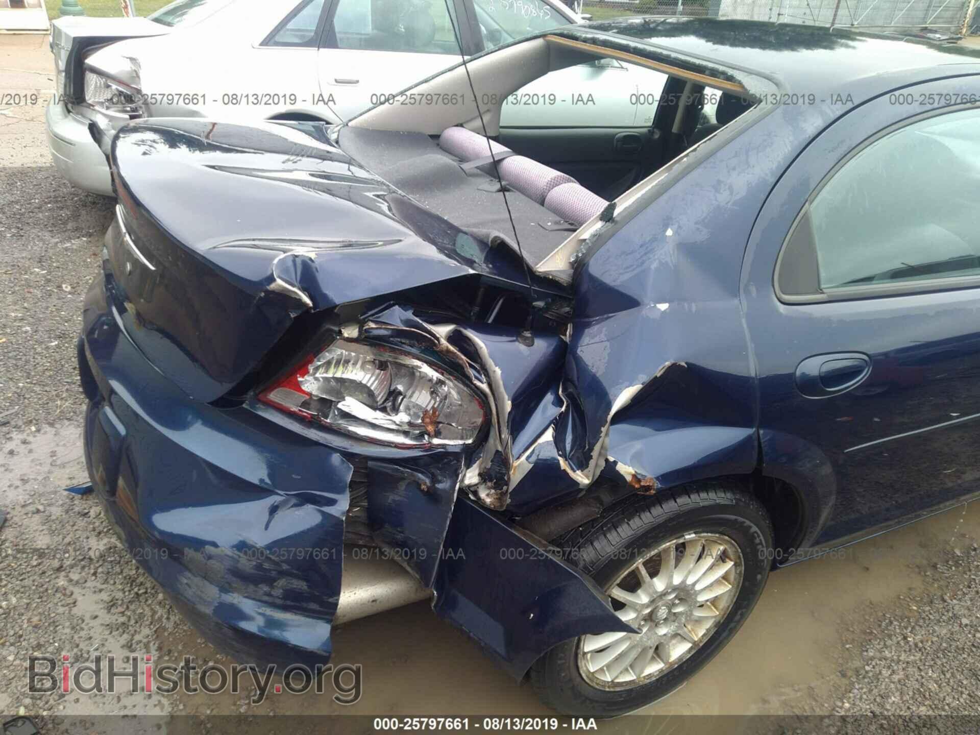 2005 CHRYSLER SEBRING - VIN: 1C3EL46X95N705922 - Фото 6
