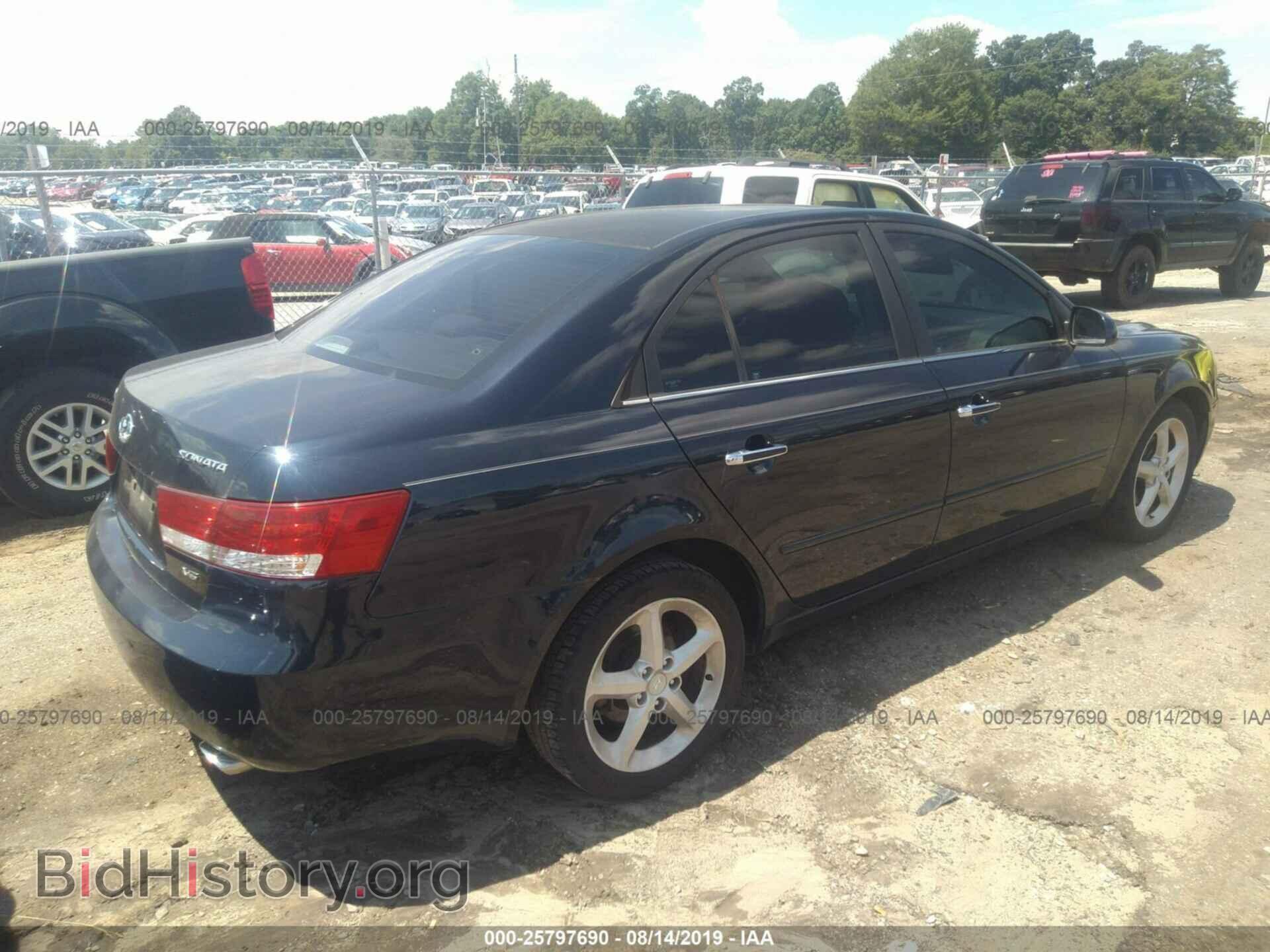 2007 HYUNDAI SONATA - VIN: 5NPEU46FX7H162096 - Фото 4