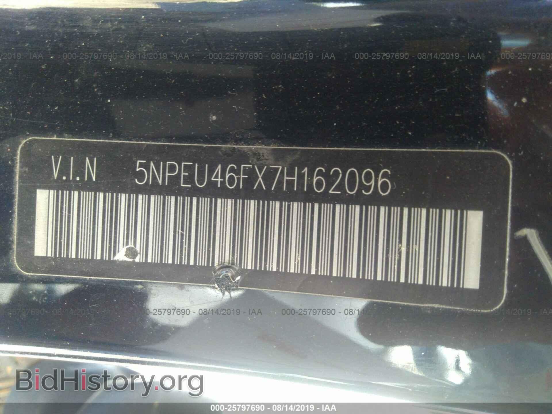 2007 HYUNDAI SONATA - VIN: 5NPEU46FX7H162096 - Фото 9