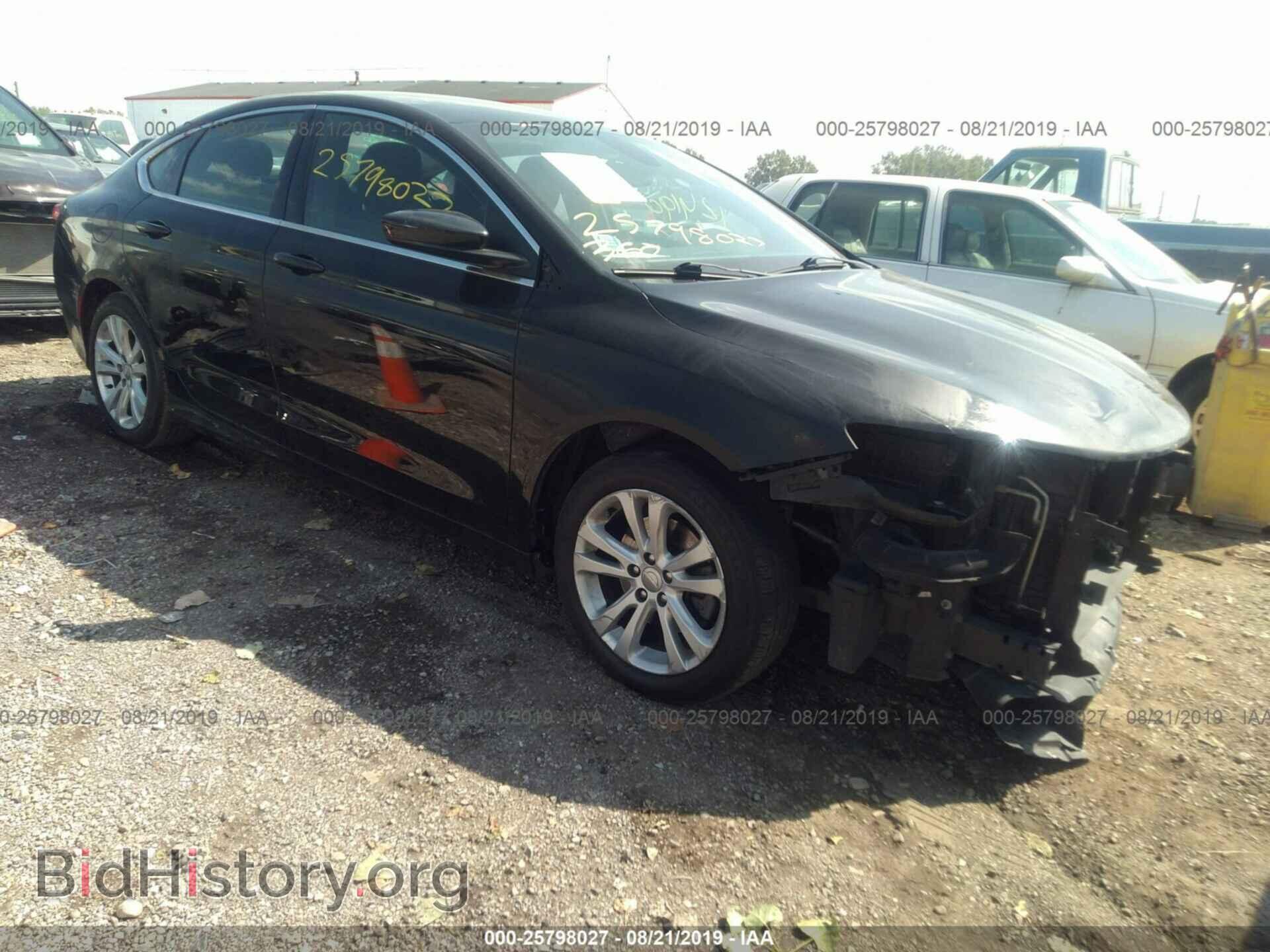 Фотография 1C3CCCAB9FN595291 - CHRYSLER 200 2015