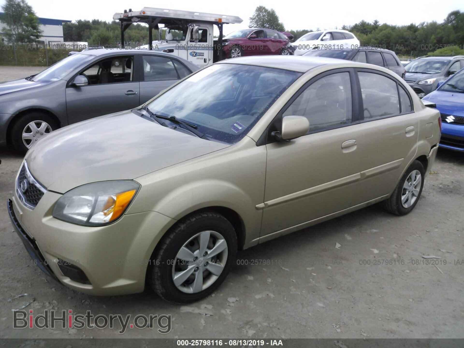 2011 KIA RIO - VIN: KNADH4A37B6735789 - Фото 2