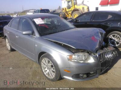 2008 Audi A4 2.0T, серебристый — VIN WAUAF78E78A147110, IAAI
