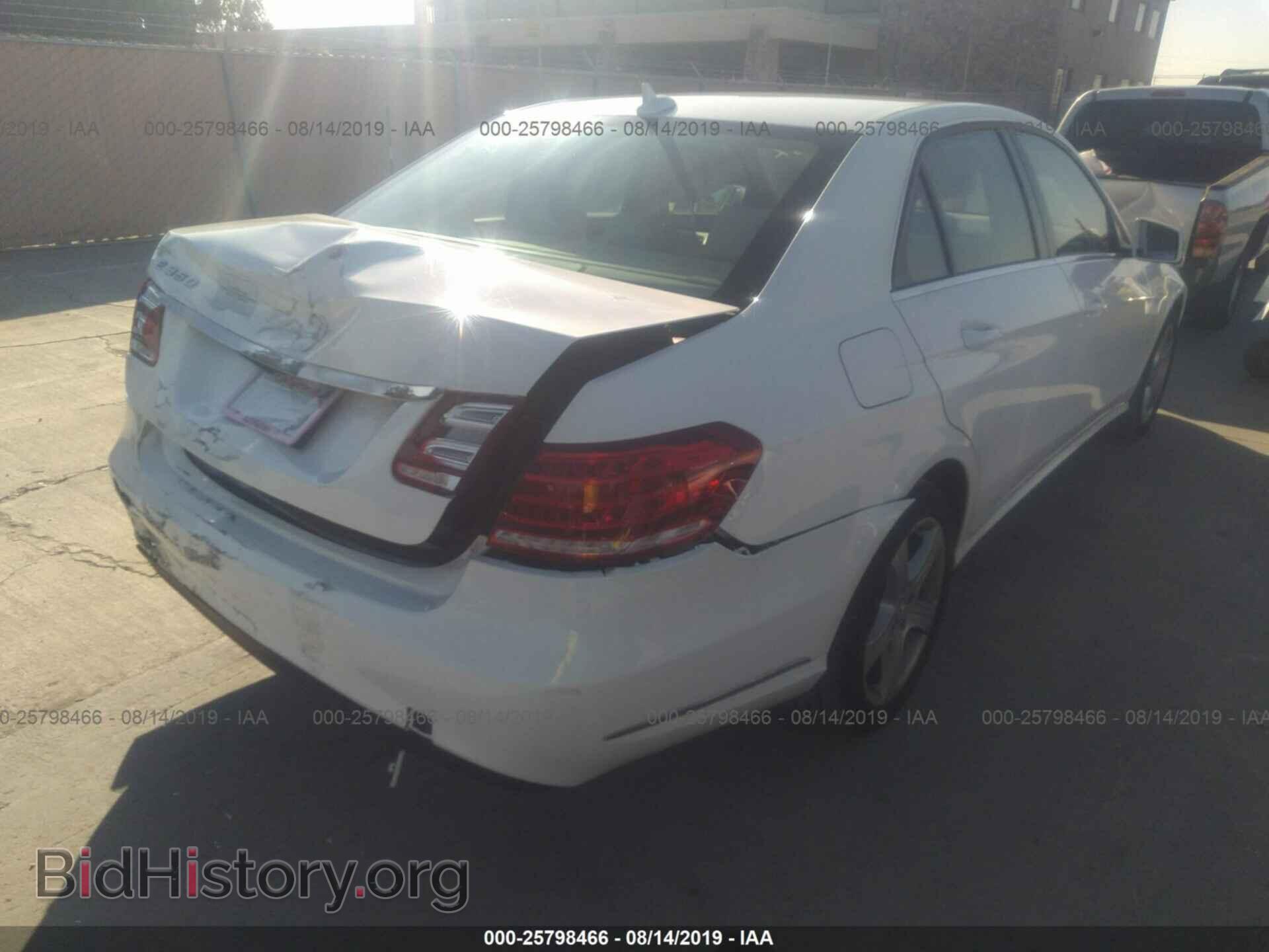2014 MERCEDES-BENZ E - VIN: WDDHF5KB3EA786543 - Фото 4