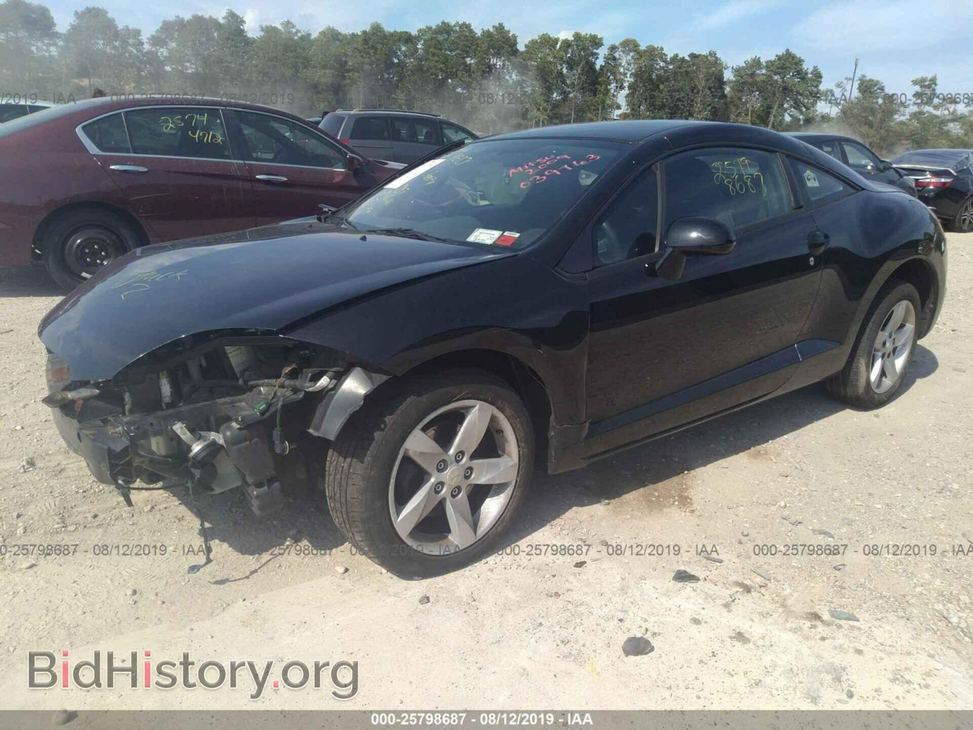 2009 MITSUBISHI ECLIPSE - VIN: 4A3AK24F69E039763 - Фото 2