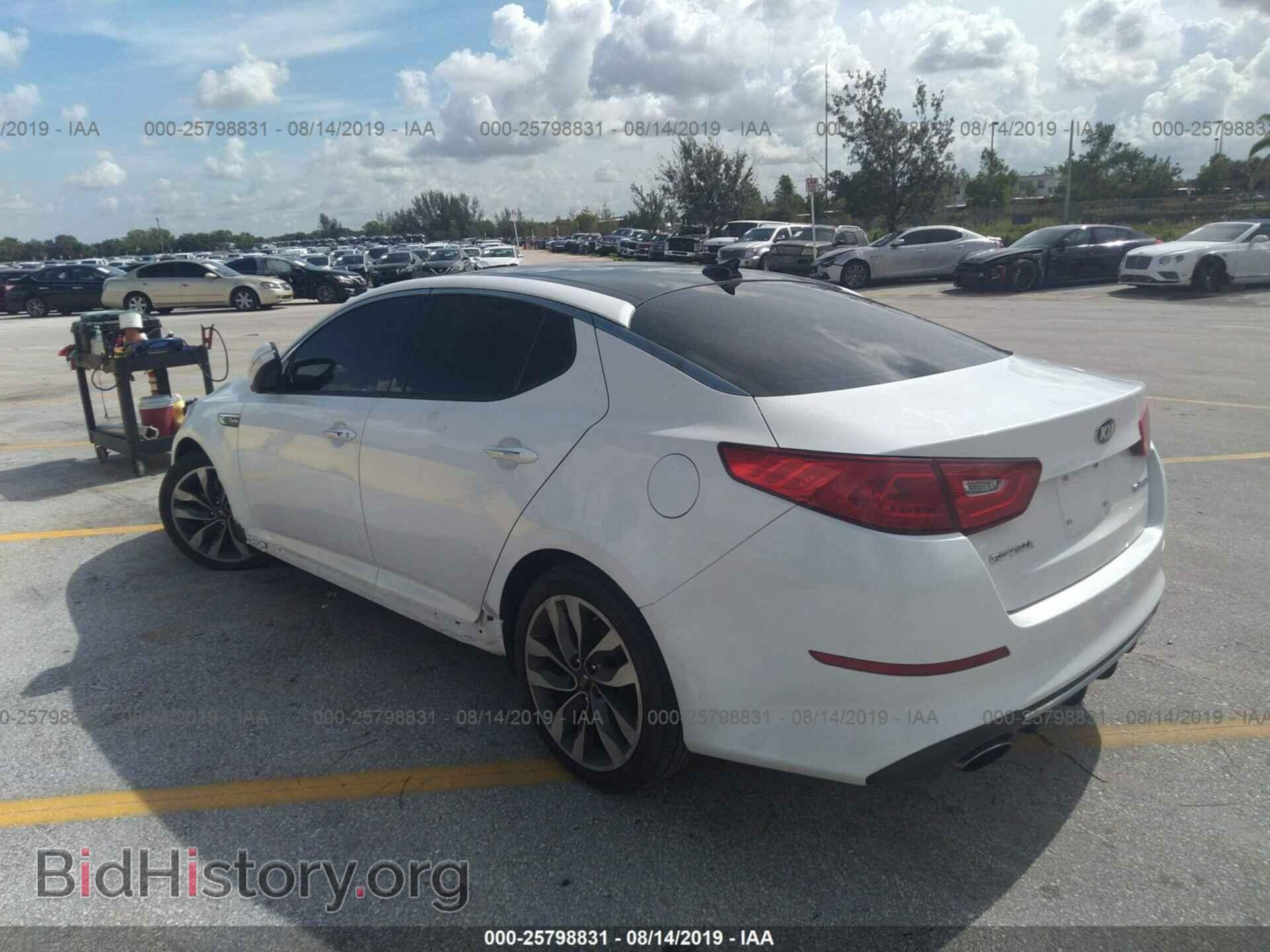 2015 KIA OPTIMA - VIN: 5XXGR4A68FG390125 - Фото 3