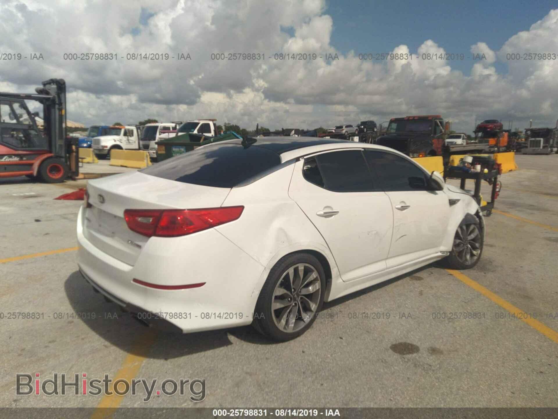 2015 KIA OPTIMA - VIN: 5XXGR4A68FG390125 - Фото 4