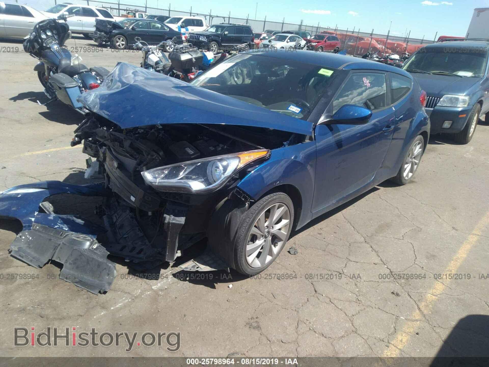 2017 HYUNDAI VELOSTER - VIN: KMHTC6ADXHU307300 - Фото 2