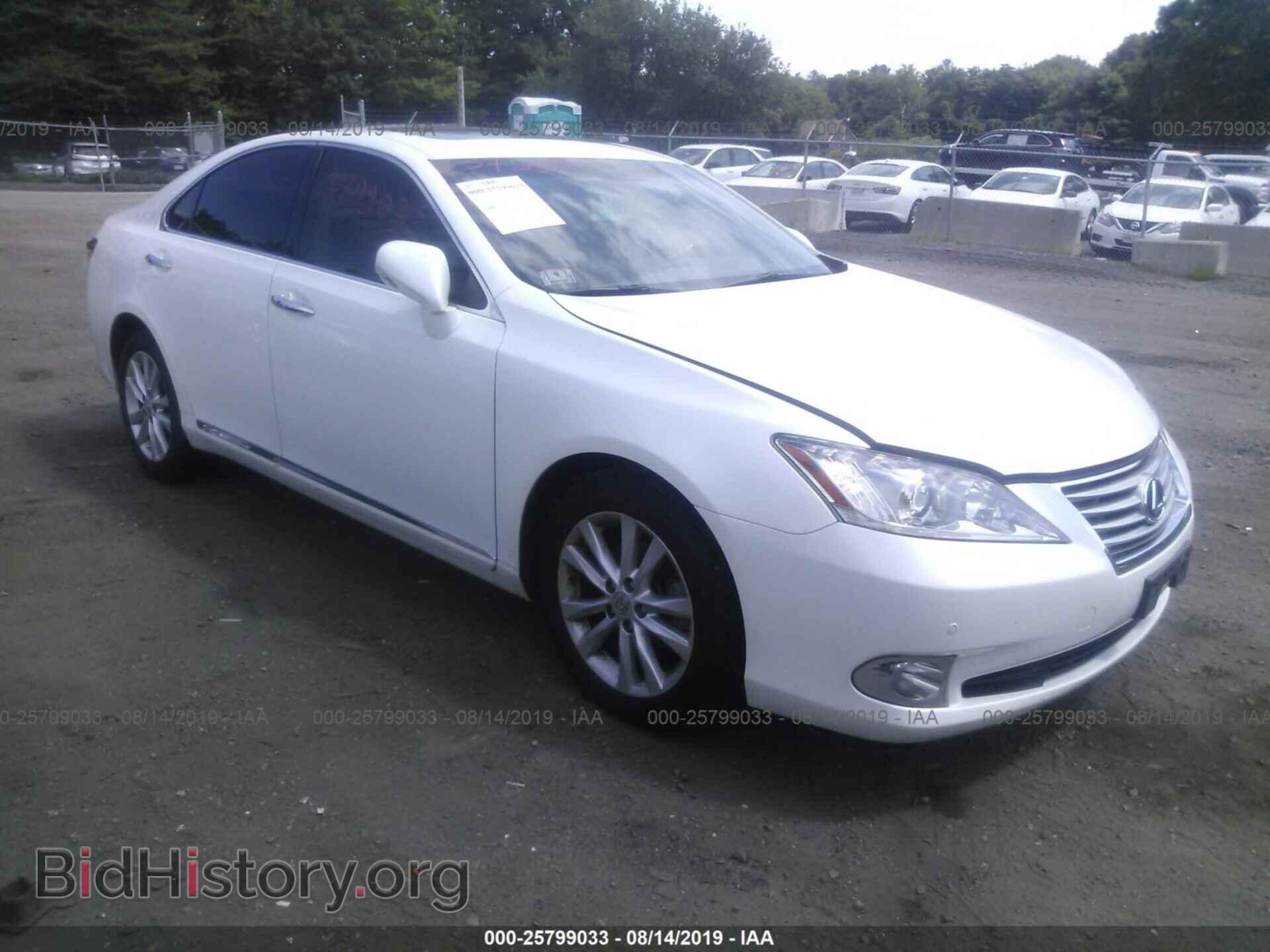 Photo JTHBK1EG5C2483667 - LEXUS ES 2012