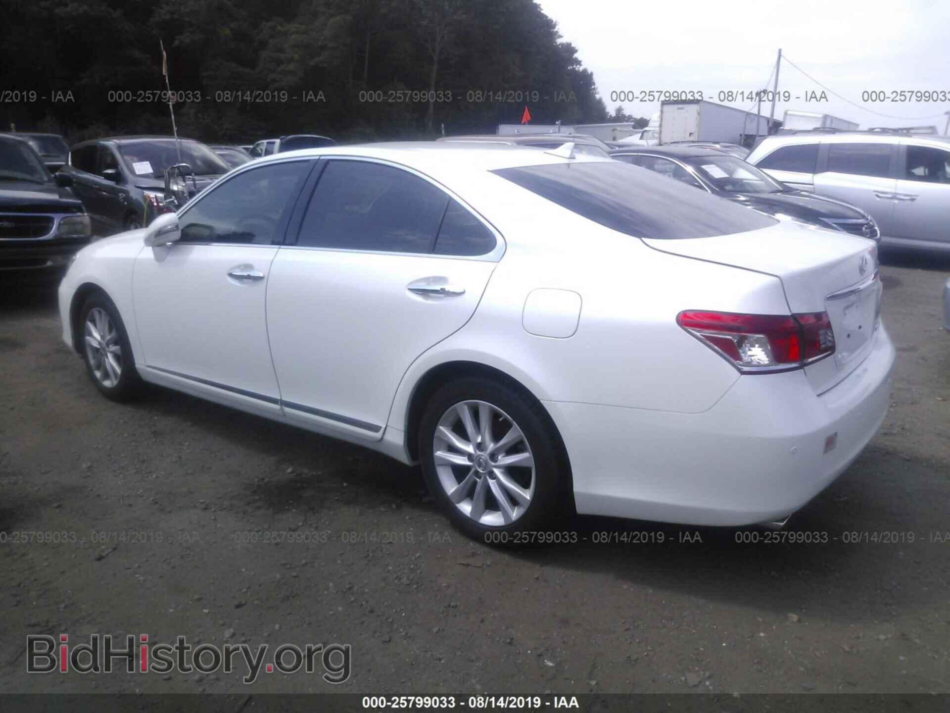 2012 LEXUS ES - VIN: JTHBK1EG5C2483667 - Фото 3