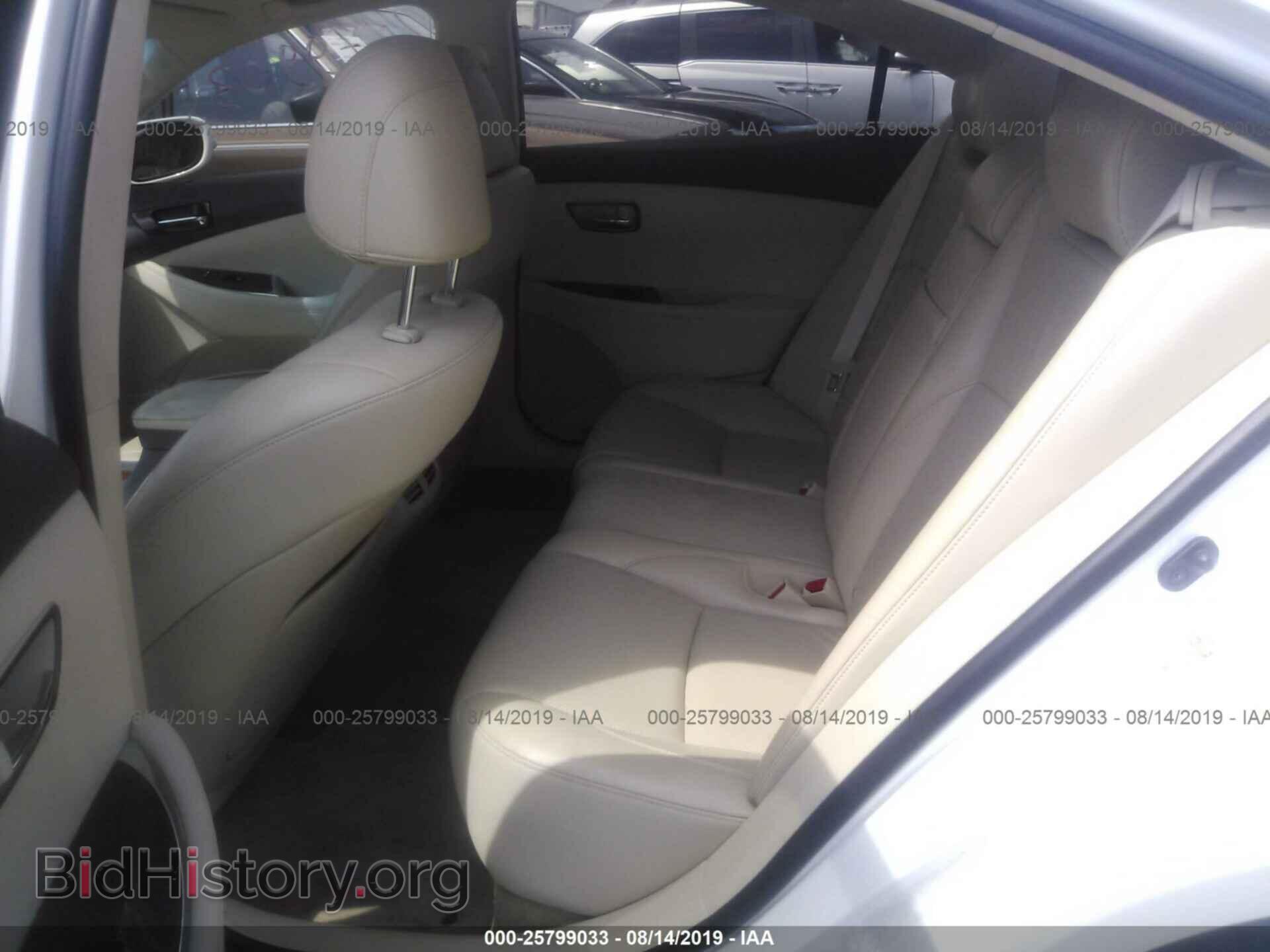2012 LEXUS ES - VIN: JTHBK1EG5C2483667 - Фото 8