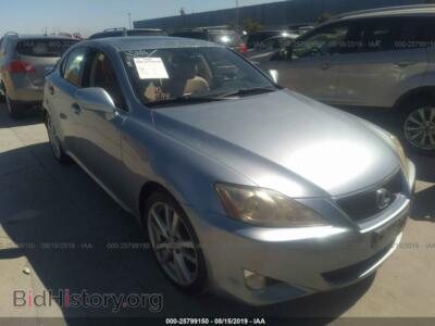 2007 Lexus IS 250, голубой — VIN JTHBK262872052271, IAAI