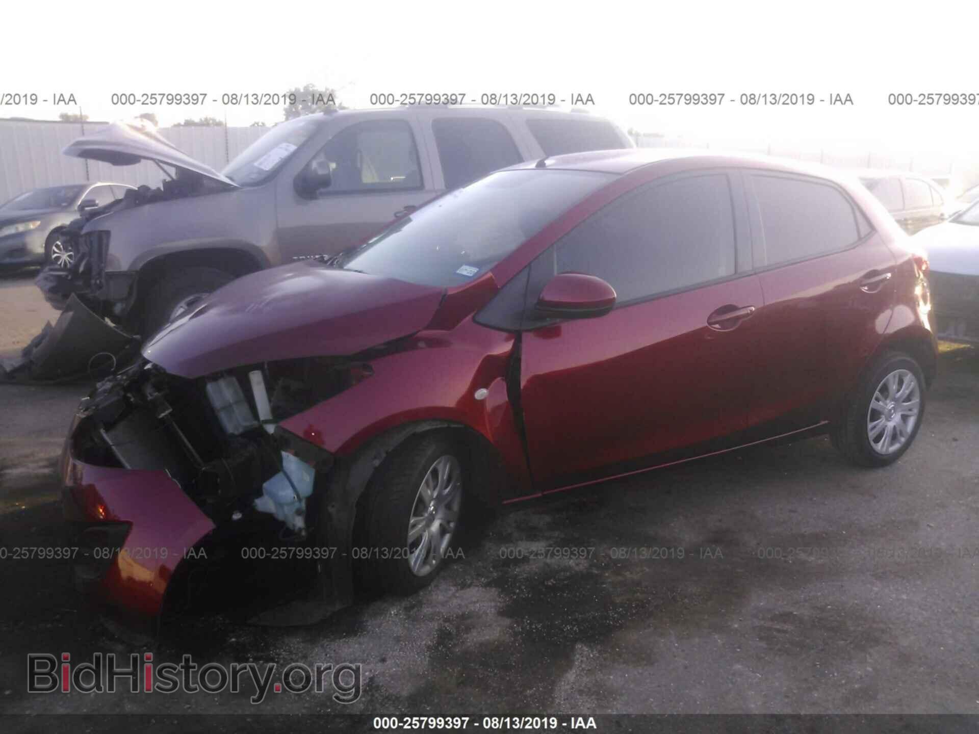 2014 MAZDA MAZDA2 - VIN: JM1DE1KZ1E0187762 - Фото 2