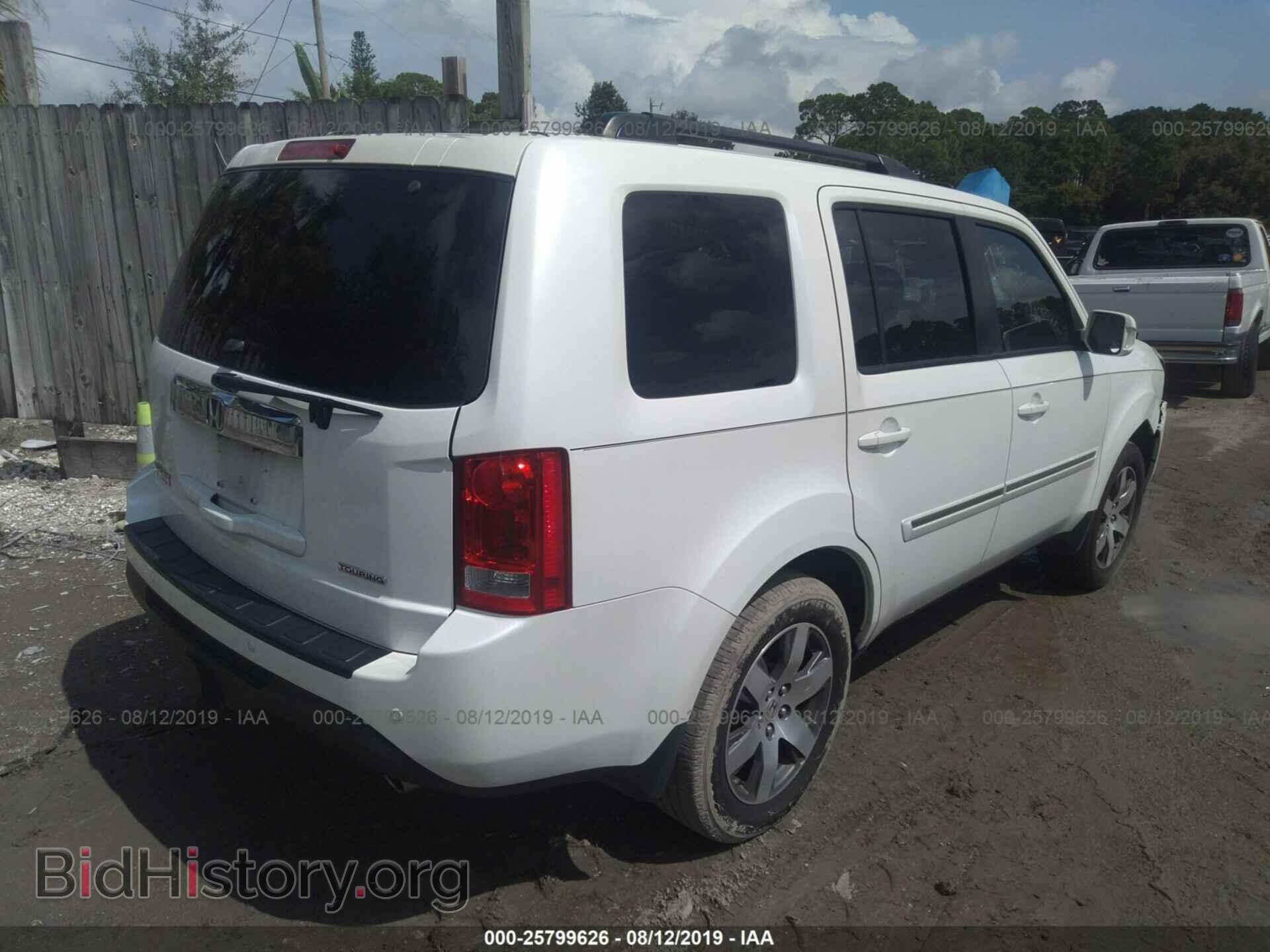 2013 HONDA PILOT - VIN: 5FNYF3H92DB013507 - Фото 4