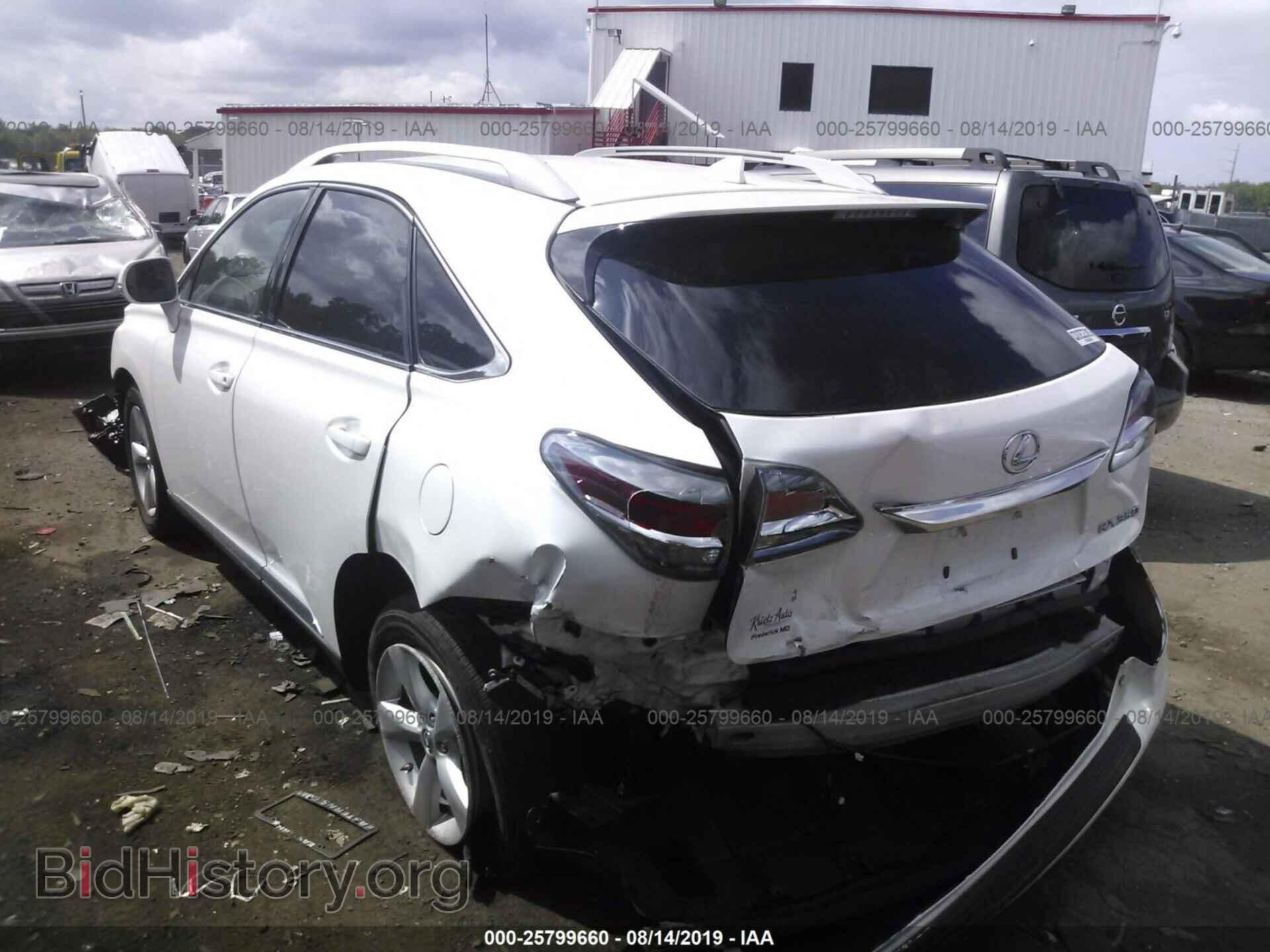 2015 LEXUS RX - VIN: 2T2BK1BA6FC270150 - Фото 3