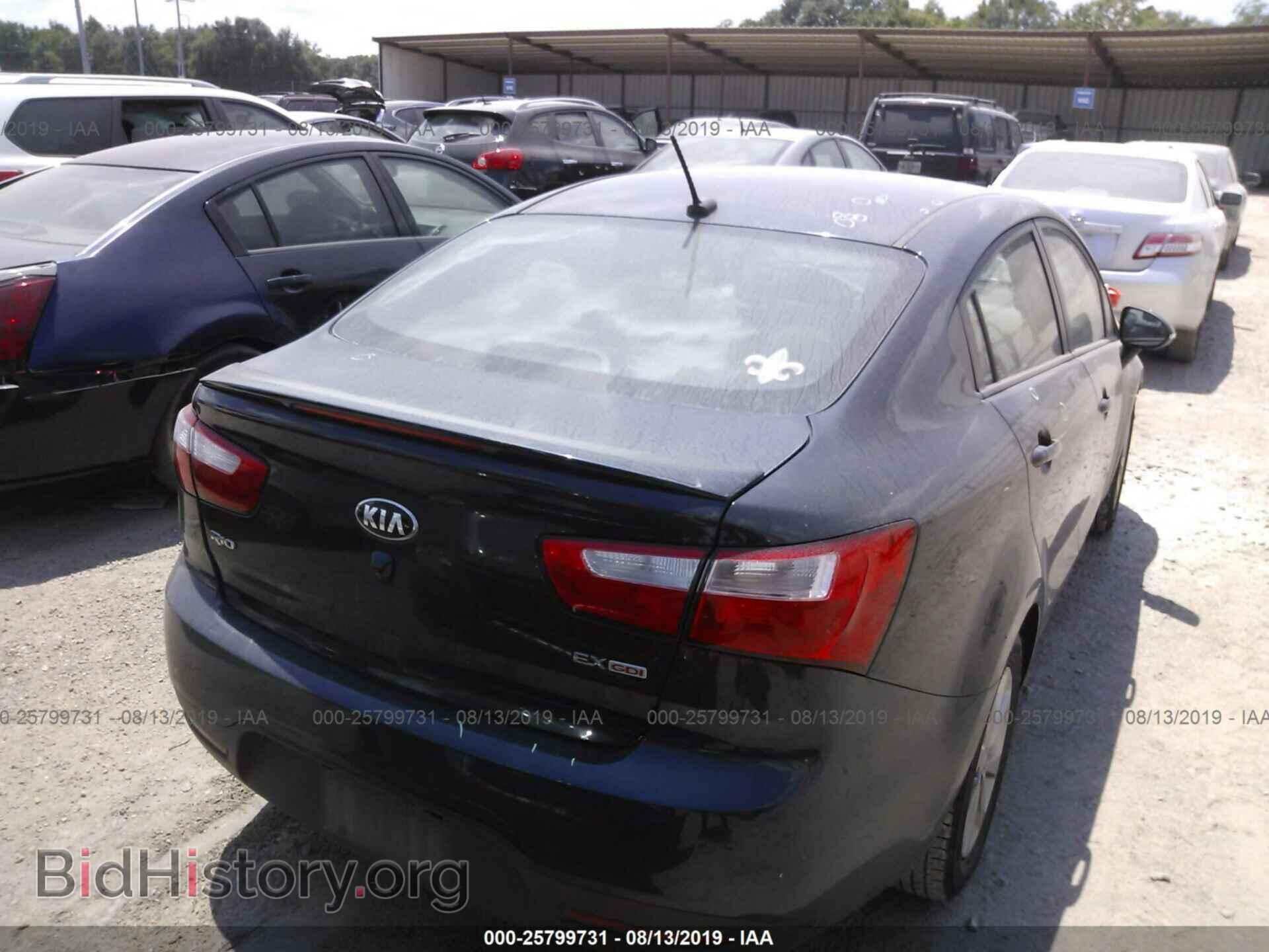 2014 KIA RIO - VIN: KNADN4A39E6395946 - Фото 4