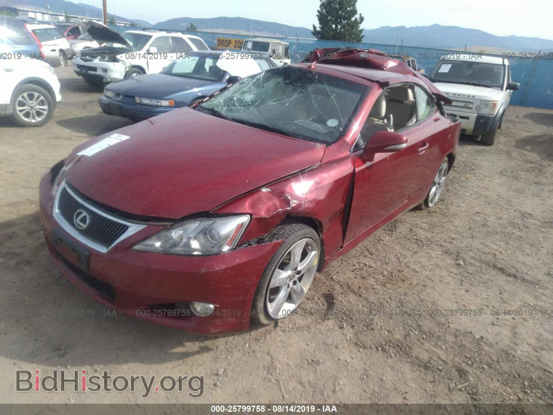 2010 LEXUS IS - VIN: JTHFF2C20A2513917 - Фото 2