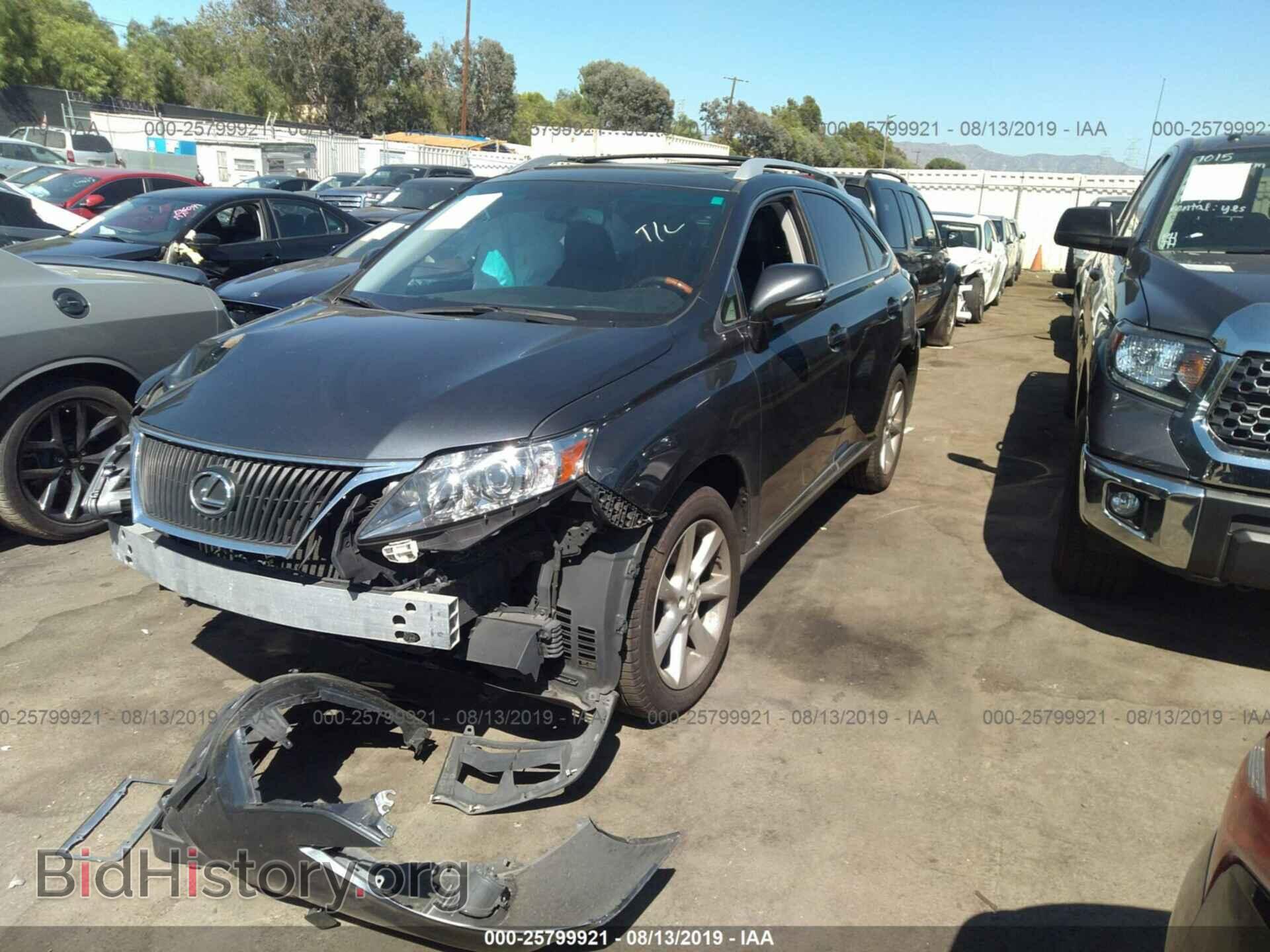 2011 LEXUS RX - VIN: 2T2BK1BAXBC113750 - Photo 2