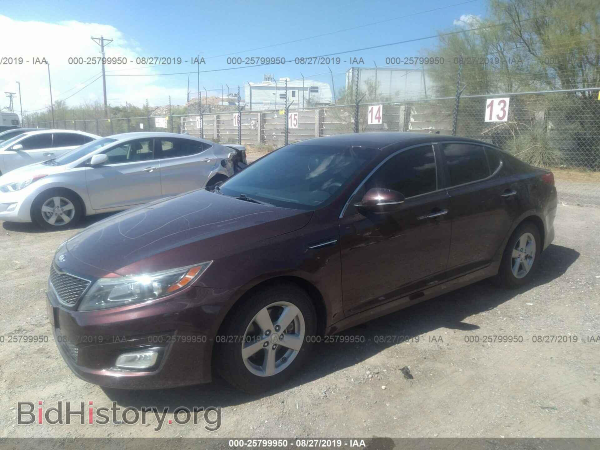 2015 KIA OPTIMA - VIN: 5XXGM4A76FG417894 - Фото 2