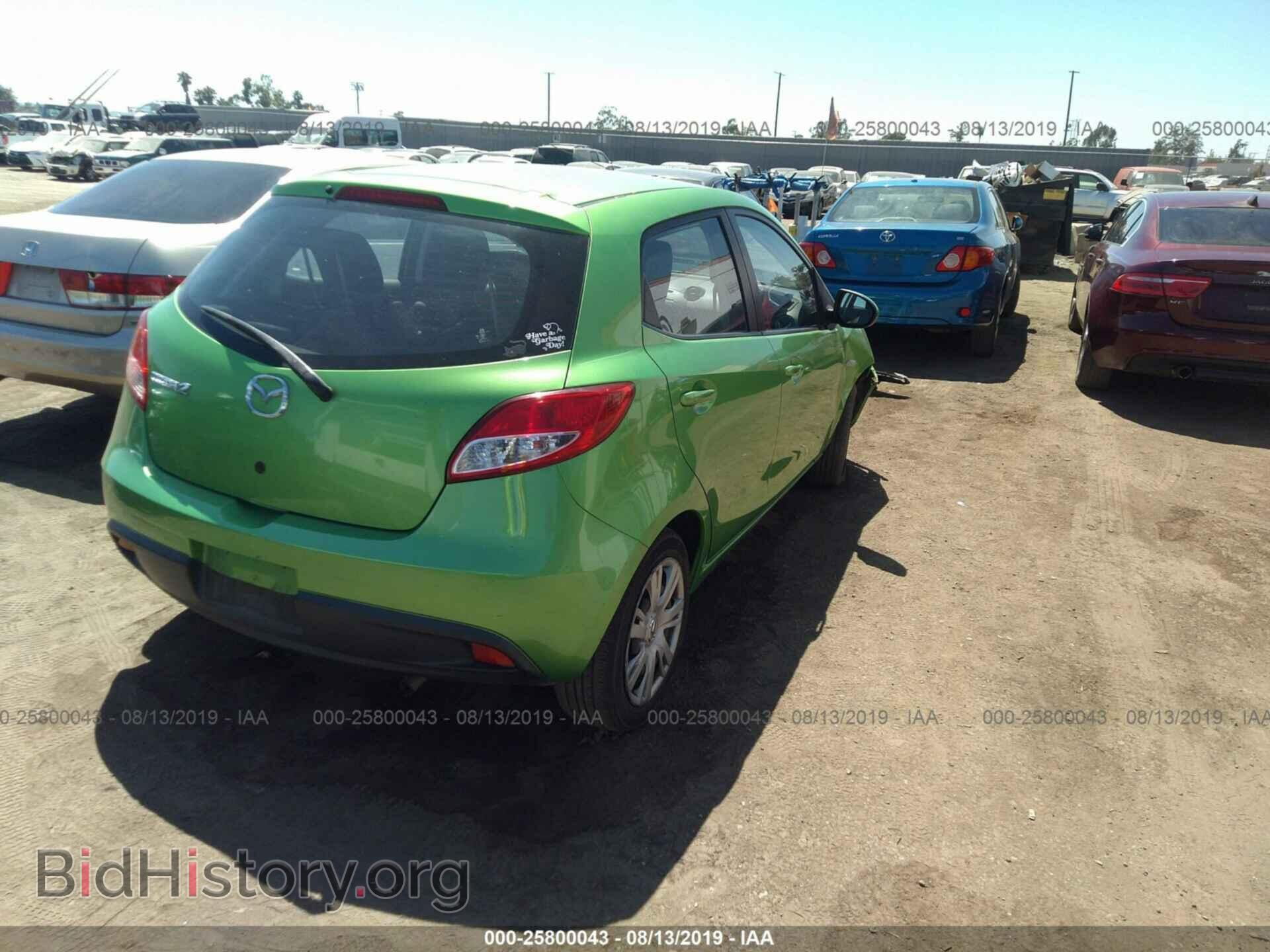 2013 MAZDA MAZDA2 - VIN: JM1DE1KY8D0155042 - Фото 4